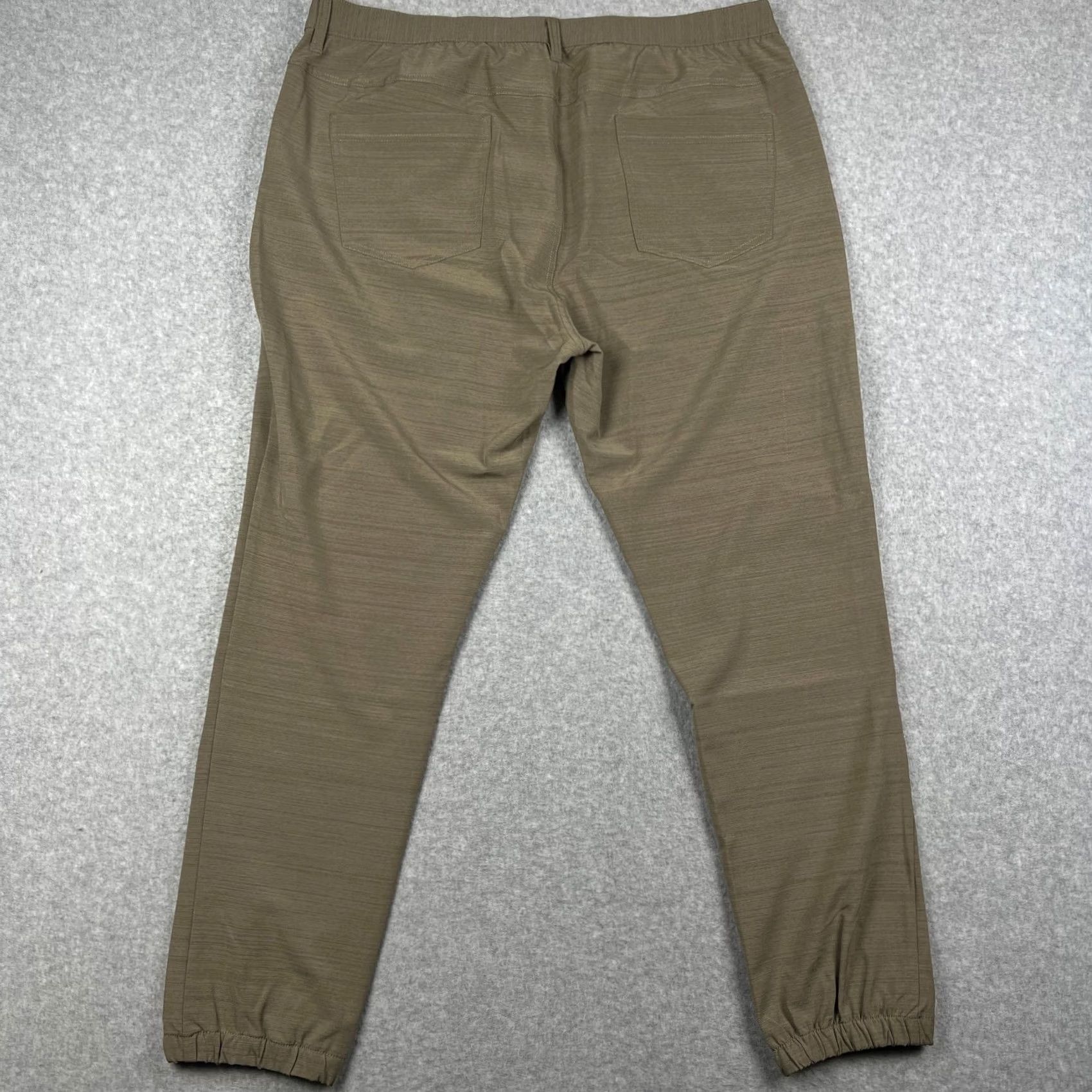 Vintage BYLT Kinetic Jogger Pants Beige 38x30 Mens Regular Tapered Stretch Active Tech Jogger Pants Size US 38 / EU 54 - 2 Thumbnail