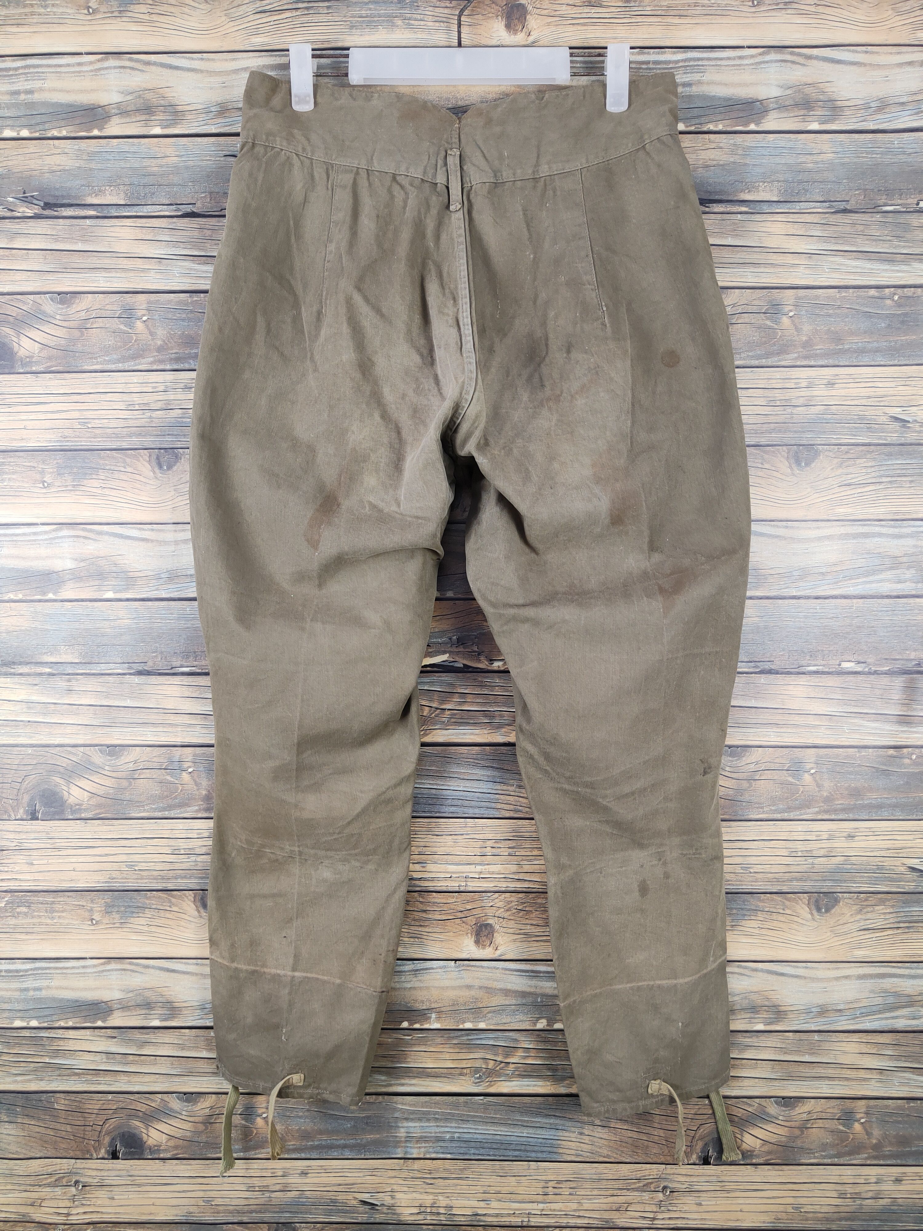 Vintage DL Japan vintage military worker Olive cargo Pants #W1790 Size US 30 / EU 46 - 7 Thumbnail