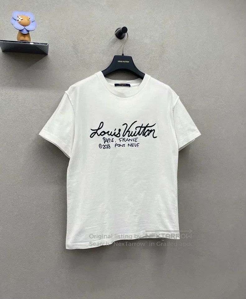 Louis Vuitton Louis Vuitton White embroidered short sleeve Size US S / EU 44-46 / 1 - 3 Thumbnail