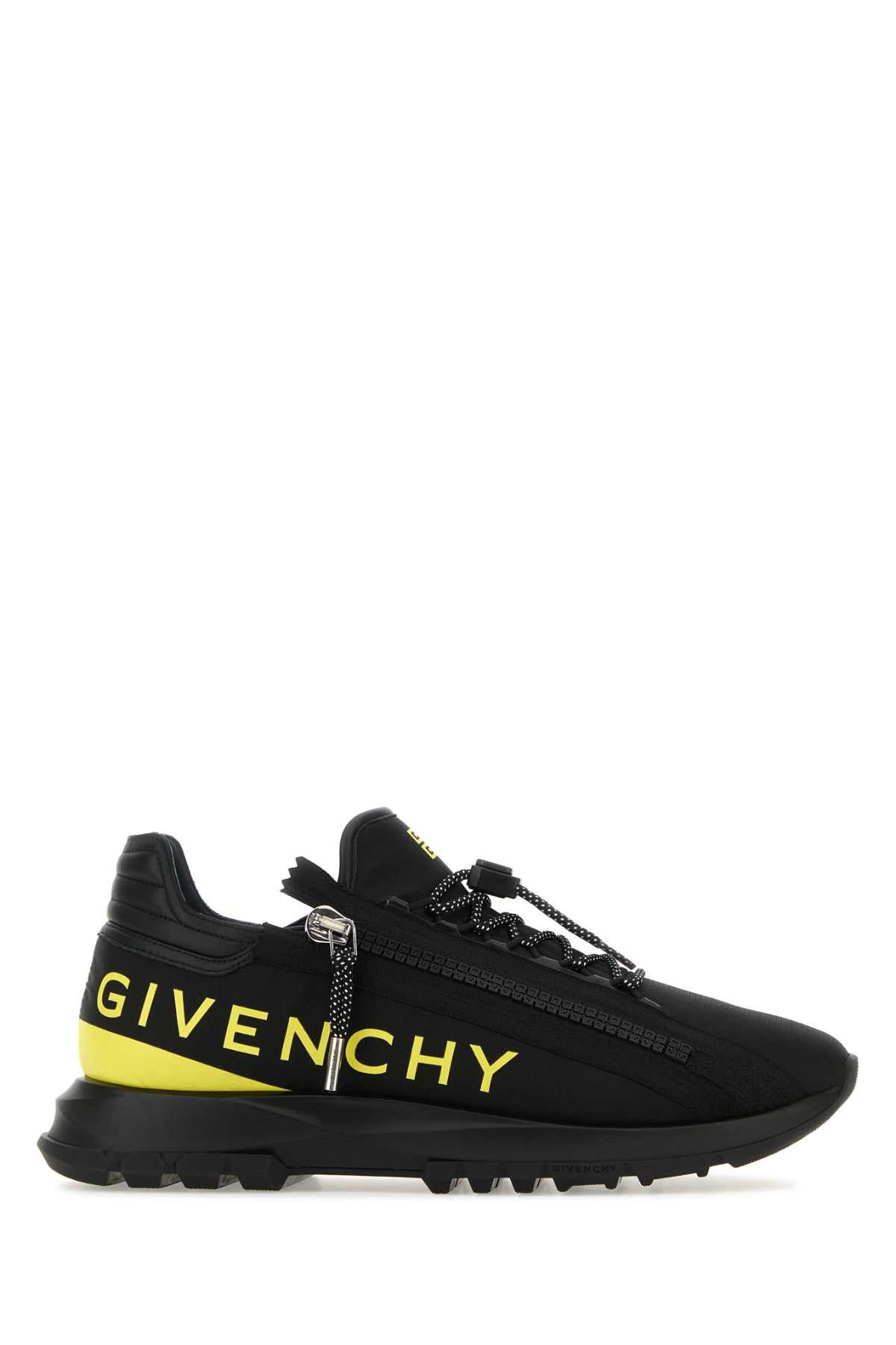image of Givenchy Black Fabric Spectre Sneakers, Men's (Size 12)