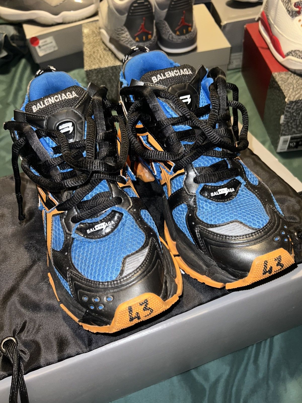 Balenciaga Balenciaga Runner / Blue & Orange / Size 43 ( 9 ) Size US 9 / EU 42 - 3 Thumbnail