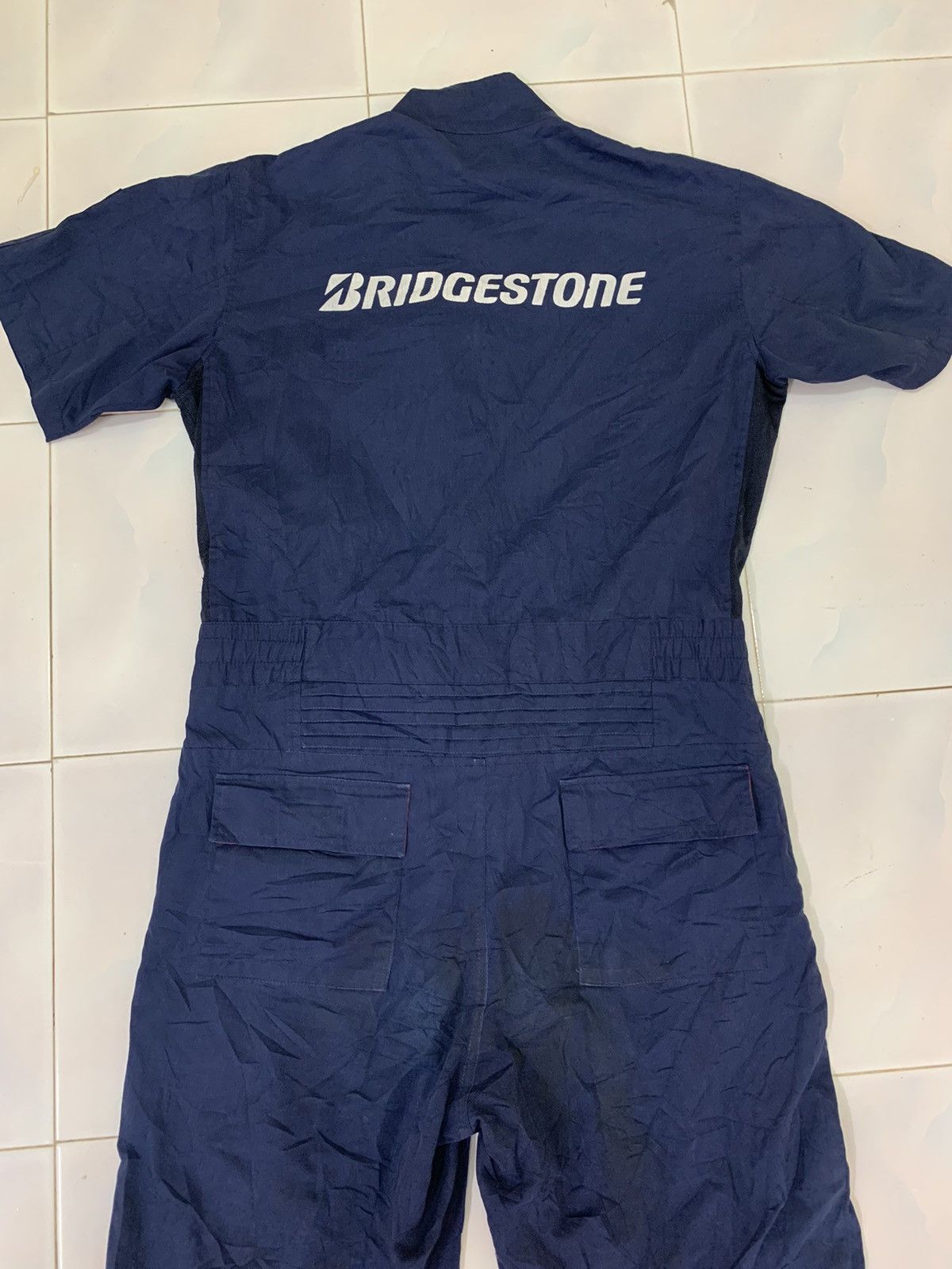 Vintage VINTAGE BRIDGESTONE OVERALLS JUMPSUIT JAPAN RACING TESM Size US 36 / EU 52 - 4 Thumbnail