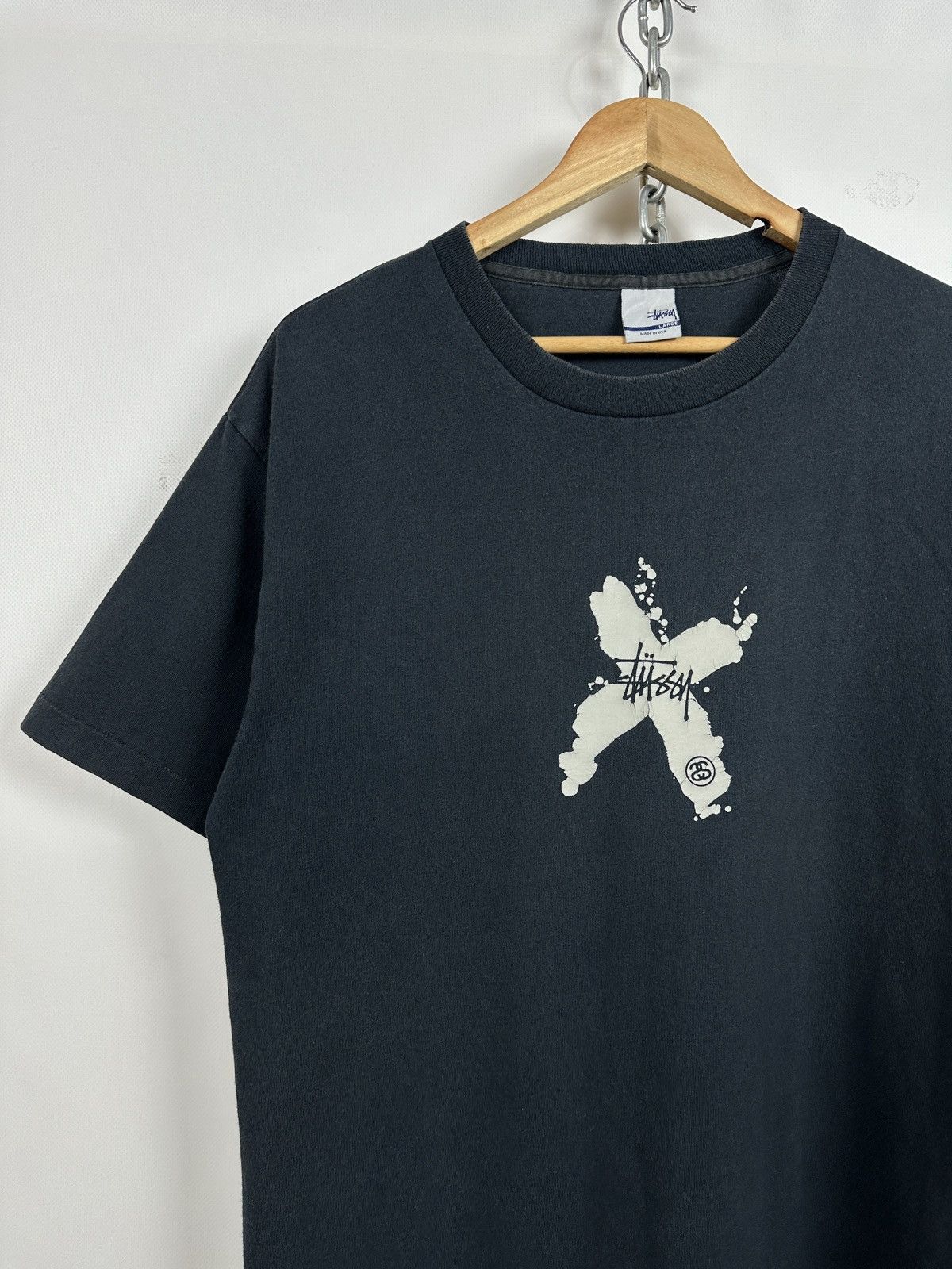 Stussy Vintage Stussy X Logo Single Stitch Made In USA T-Shirt Size US L / EU 52-54 / 3 - 5 Thumbnail