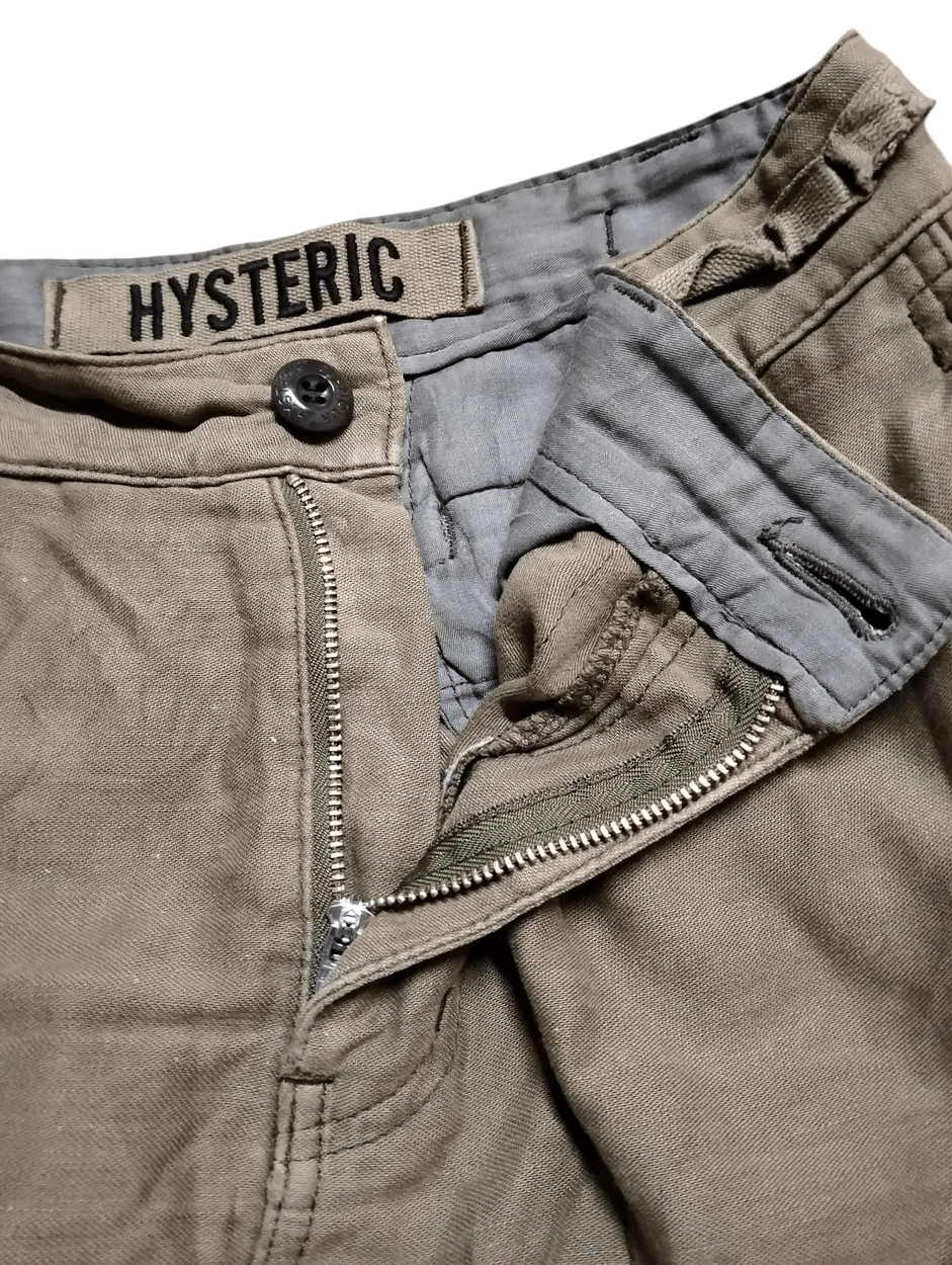 Hysteric Glamour × Japanese Brand Hysteric Glamour Bondages Cargo Mini Skirt Distressed Size 31" - 3 Thumbnail