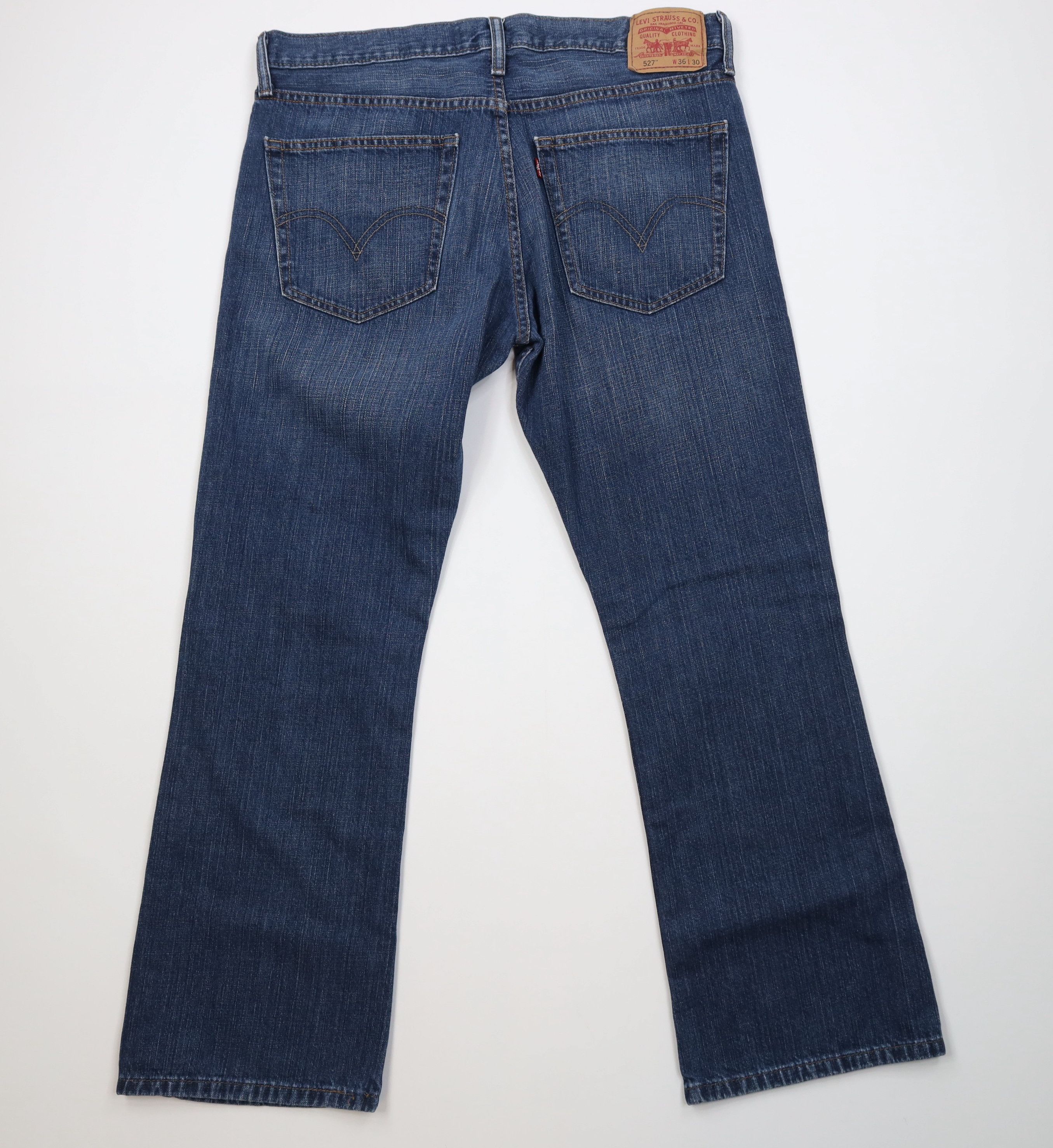 Levi's Vintage Y2K Levis 527 Western Flared Bootcut Denim Jeans Size US 36 / EU 52 - 9 Thumbnail