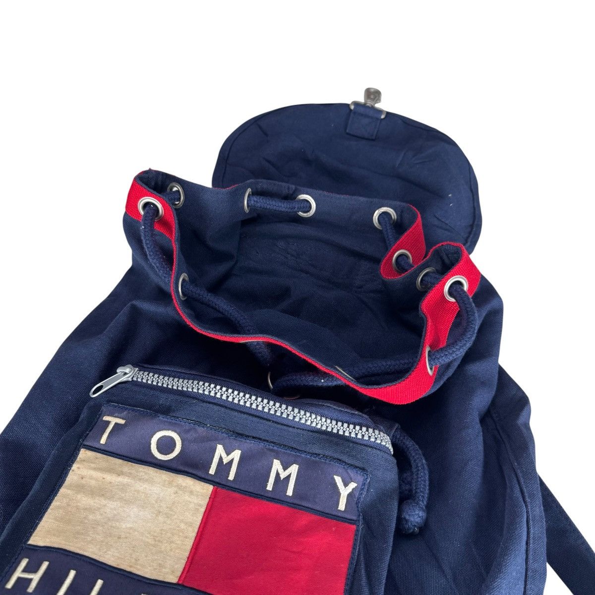Tommy Hilfiger 🌟VTG 90s TOMMY HILFIGER DAILY BACKPACK BAG Size ONE SIZE - 7 Thumbnail