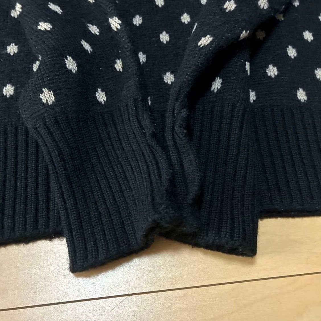 Ralph Lauren RRL RALPH LAUREN Knit Early Three-Star Tag All-over Snow Pattern L men's USED Size US L / EU 52-54 / 3 - 4 Thumbnail