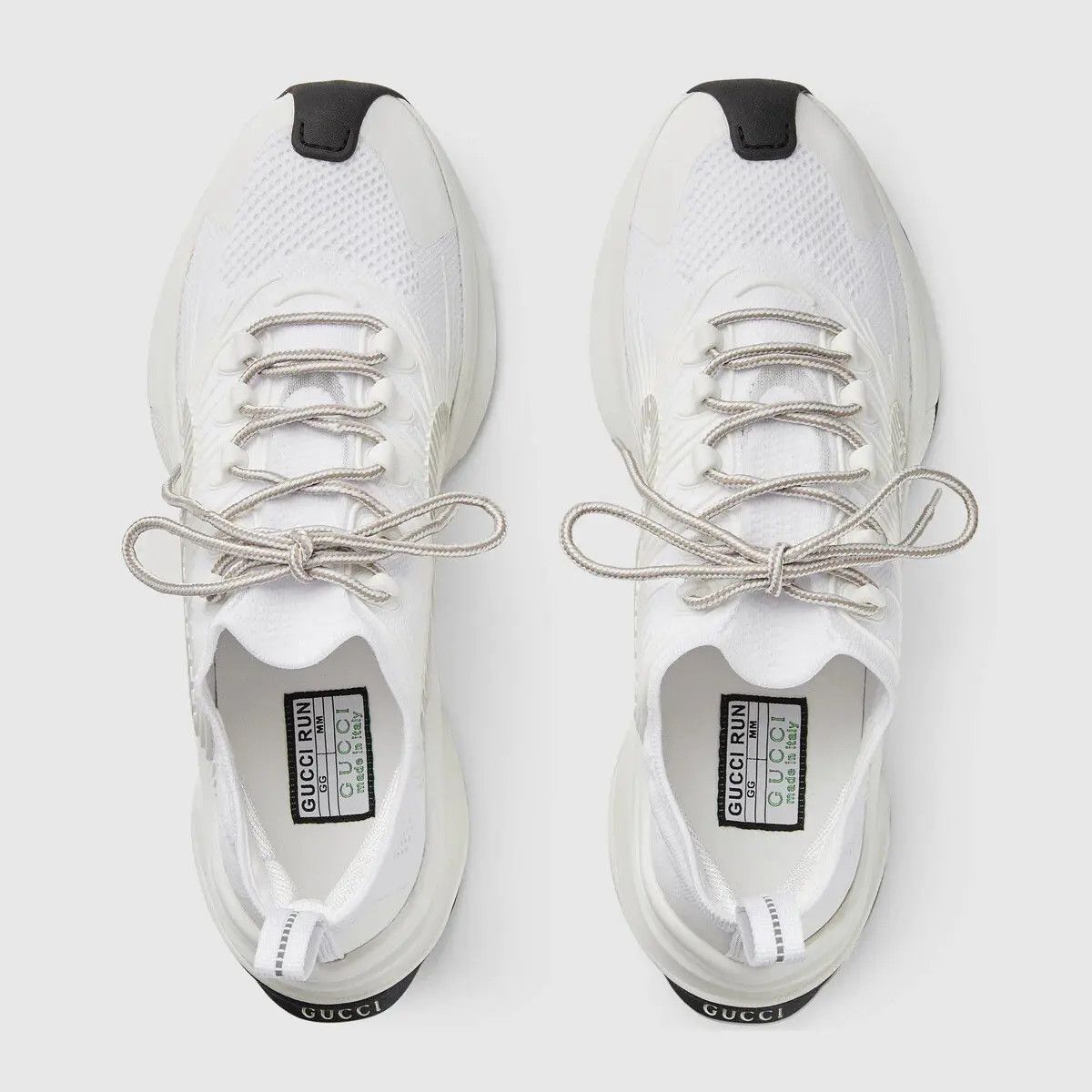 Gucci o1mt1gz0325 Run Sneakers in White Size US 15 / EU 48 - 2 Thumbnail
