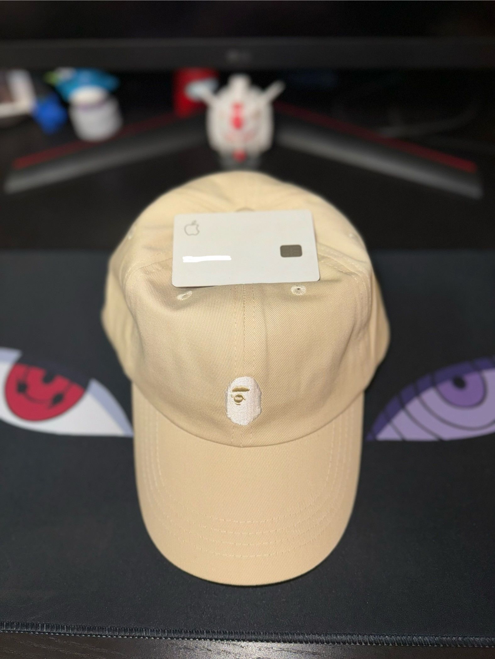 image of Bape Ape Head One Point Panel Cap, Men's