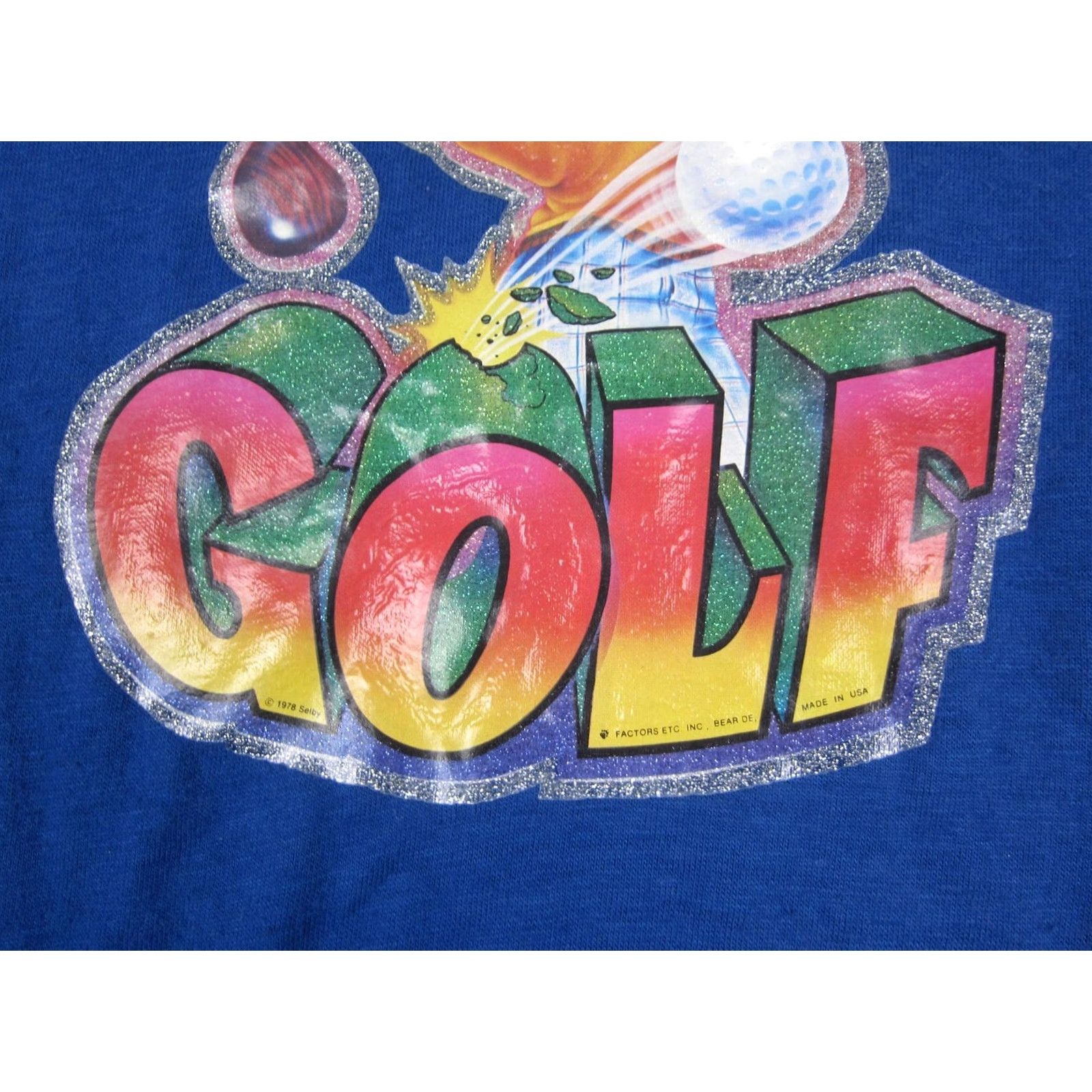 Mason's VINTAGE Mason Golf Shirt Mens 46-48 Blue Cartoon Golfer Graphic Humor Funny USA 70s 90s 80s Classic Boys Mens Shirts Size US XXL / EU 58 / 5 - 4 Thumbnail