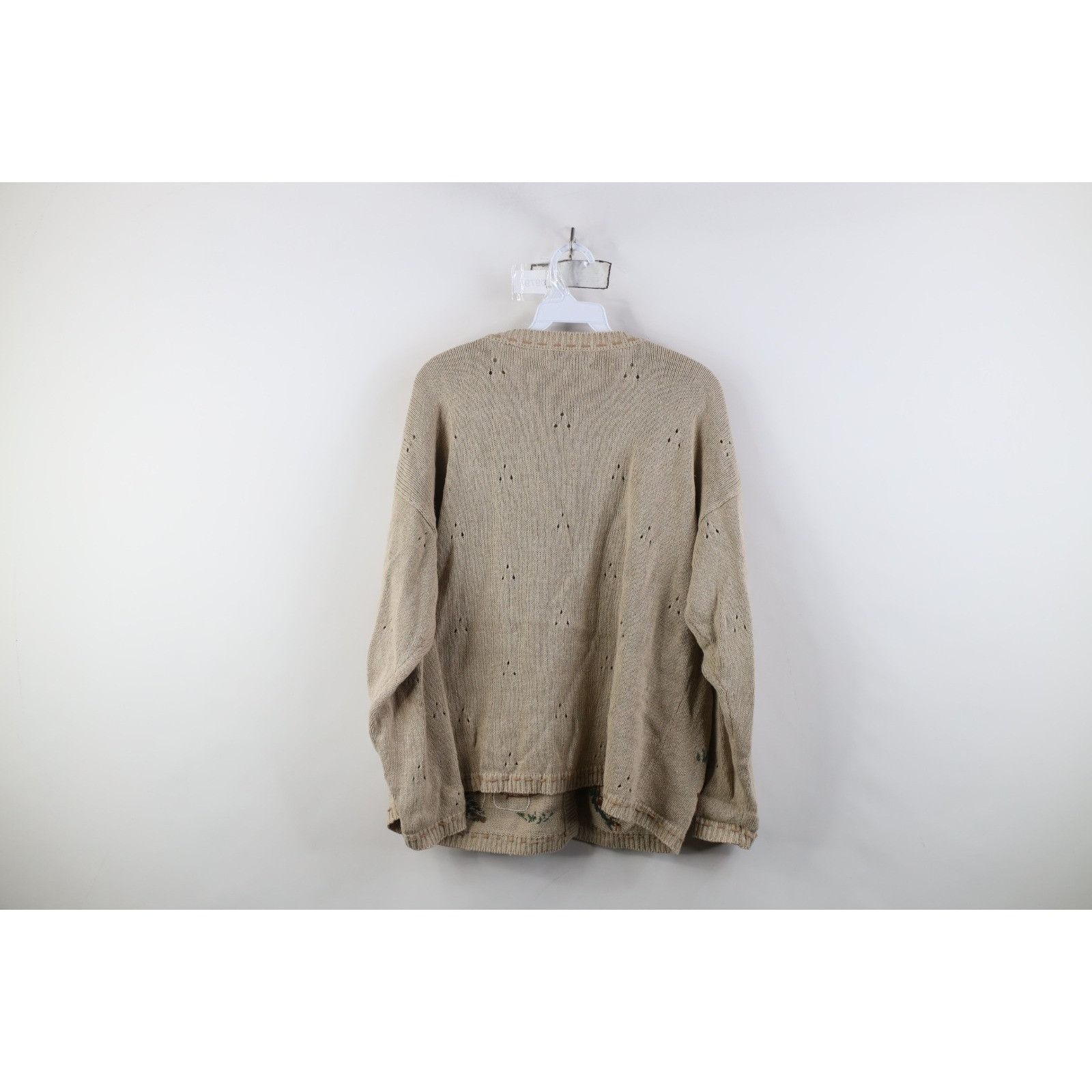 Vintage Vintage 90s Christmas Bear Mohair Blend Cardigan Sweater Size L / US 10 / IT 46 - 11 Thumbnail