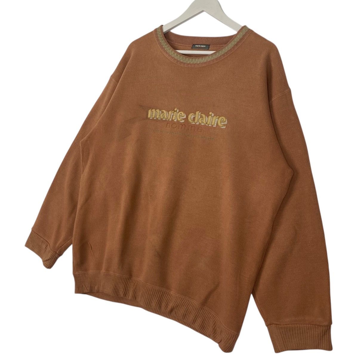 Other Vintage Marie Claire Sweatshirt Crewneck Brown Big Logo Sz M Size US M / EU 48-50 / 2 - 2 Thumbnail
