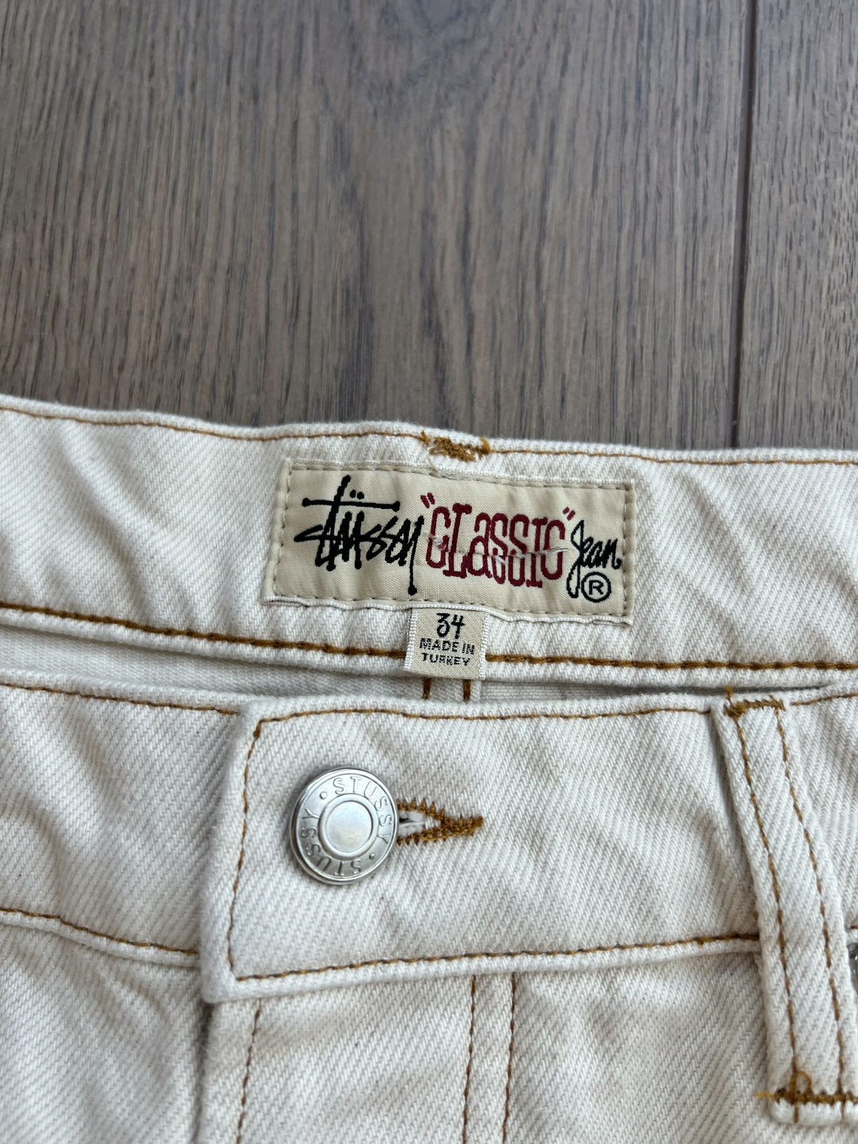 Stussy Stussy Classic Denim Jean “Natural” 34 Size US 34 / EU 50 - 3 Thumbnail