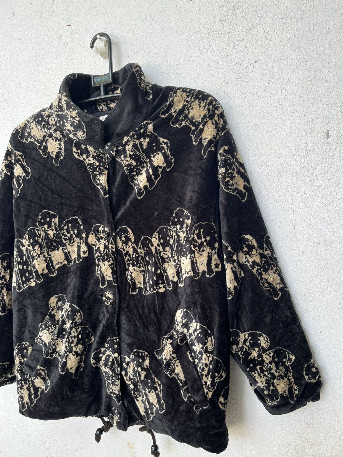 Le Grande Bleu (L.G.B.) 💥CRAZY DOG CASHING OVERPRINTED VELVET I6W9 LGB STYLE Size US M / EU 48-50 / 2 - 3 Thumbnail