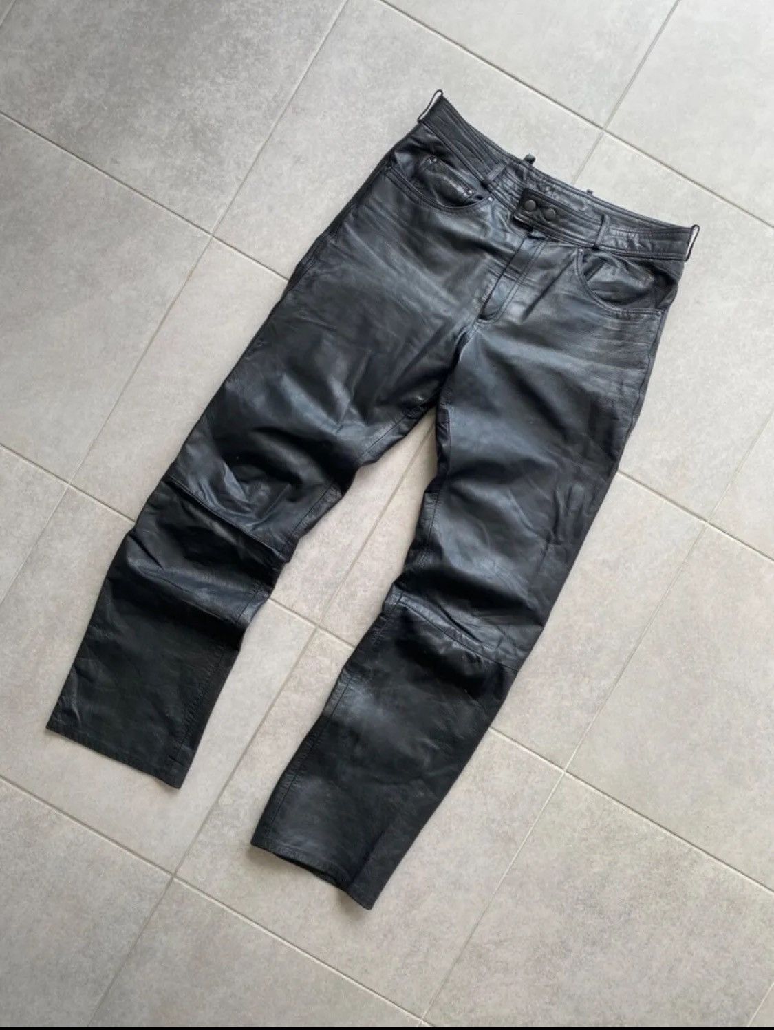Genuine Leather Vintage Leather Pants Size US 32 / EU 48 - 1 Thumbnail
