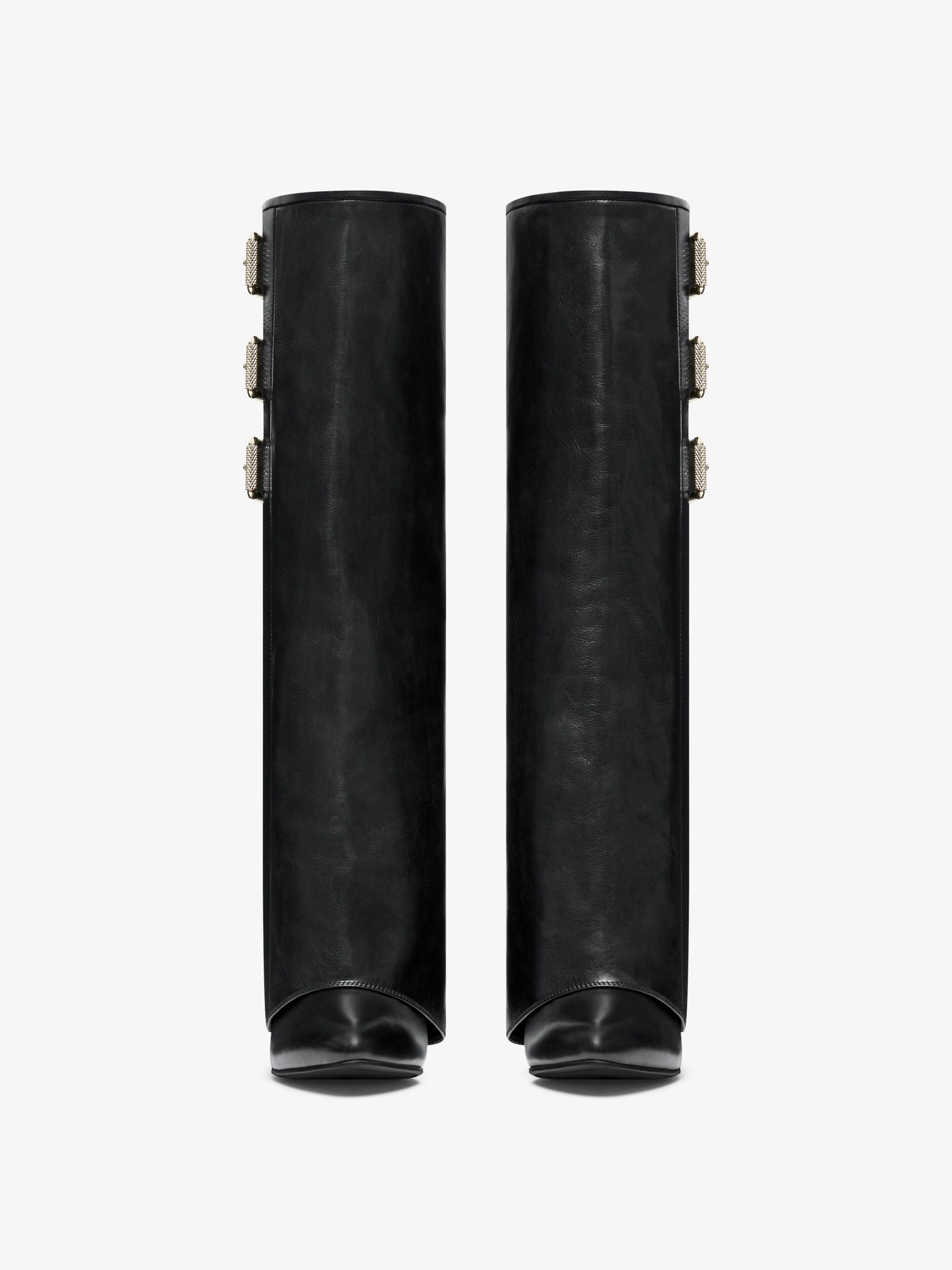Givenchy oc11z0725 Shark Lock Boots in Black Size US 8.5 / IT 38.5 - 3 Thumbnail
