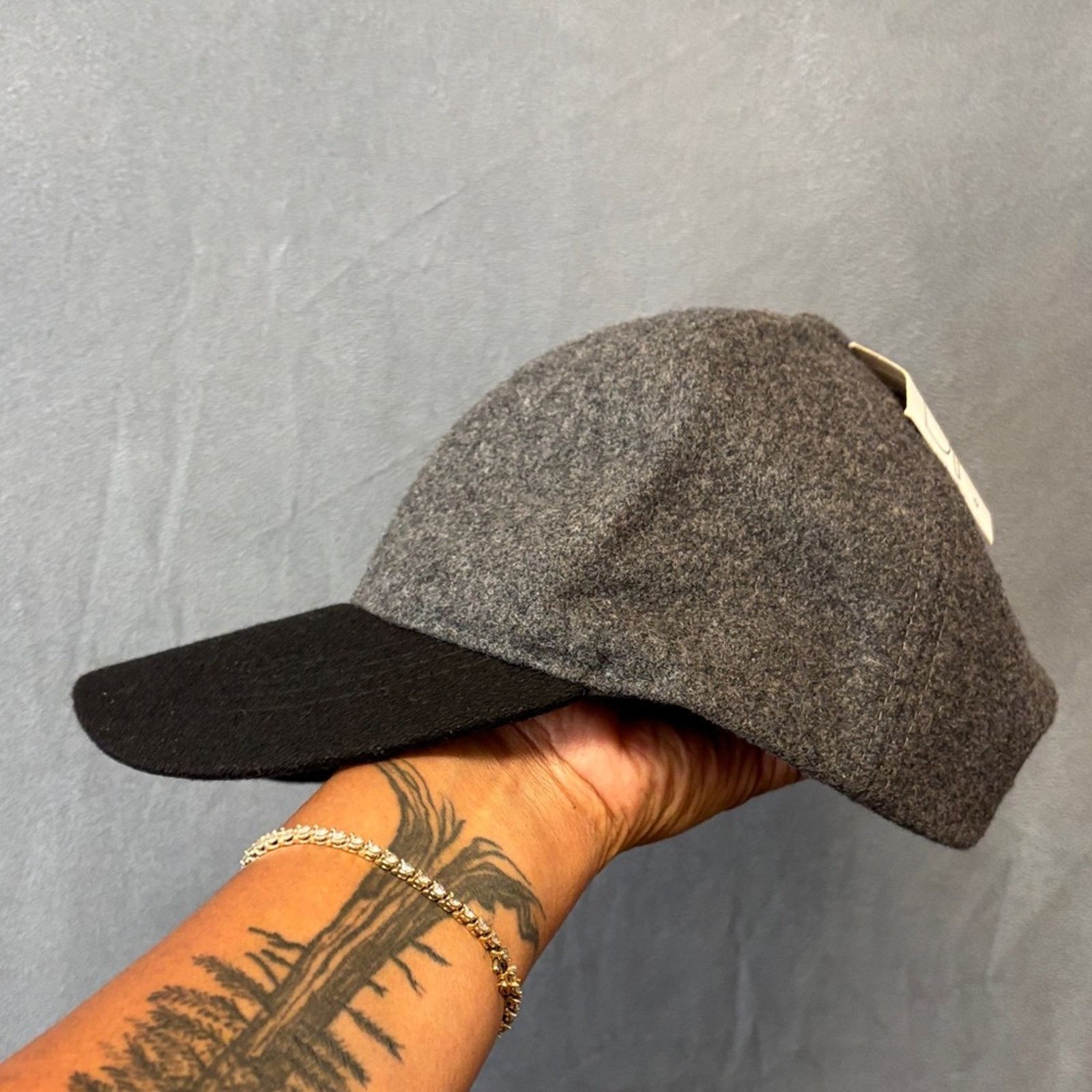 BP. BP. Wool Blend Gray Black Baseball Cap Nordstrom Adjustable Size ONE SIZE - 8 Thumbnail