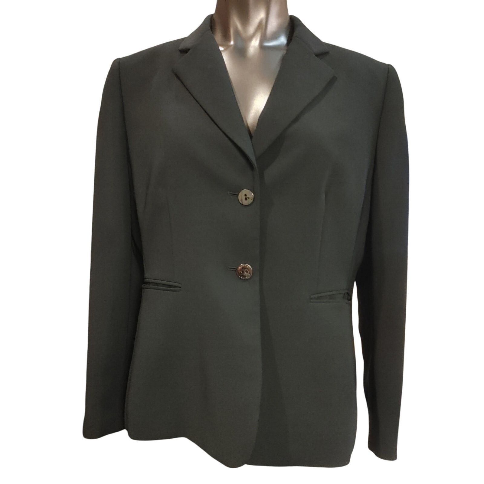 Other Tahari Arthur S Lavine Petite Womens 14P Black Lined Blazer Size XL / US 12-14 / IT 48-50 - 1 Thumbnail