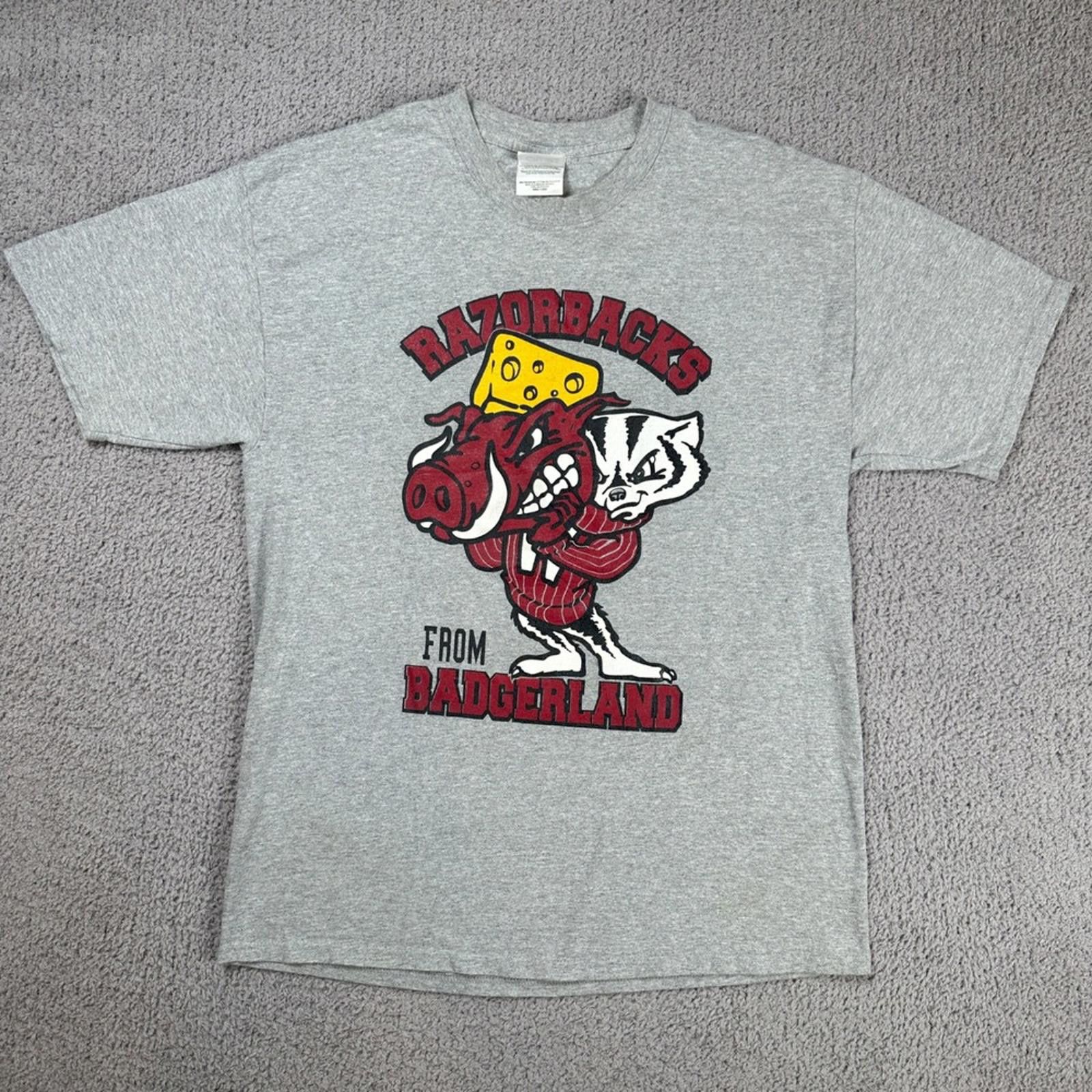 Other Arkansas Razorbacks From Badgerland T Shirt Gray Adult L Size US L / EU 52-54 / 3 - 2 Thumbnail