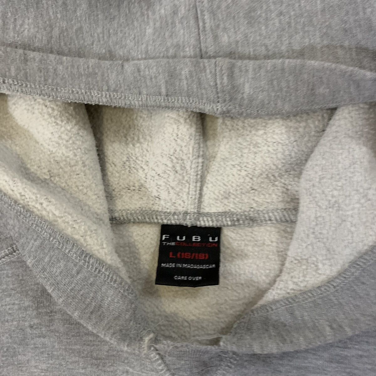 Fubu × Vintage Vintage FUBU spellout hoodie grey Size US S / EU 44-46 / 1 - 4 Thumbnail