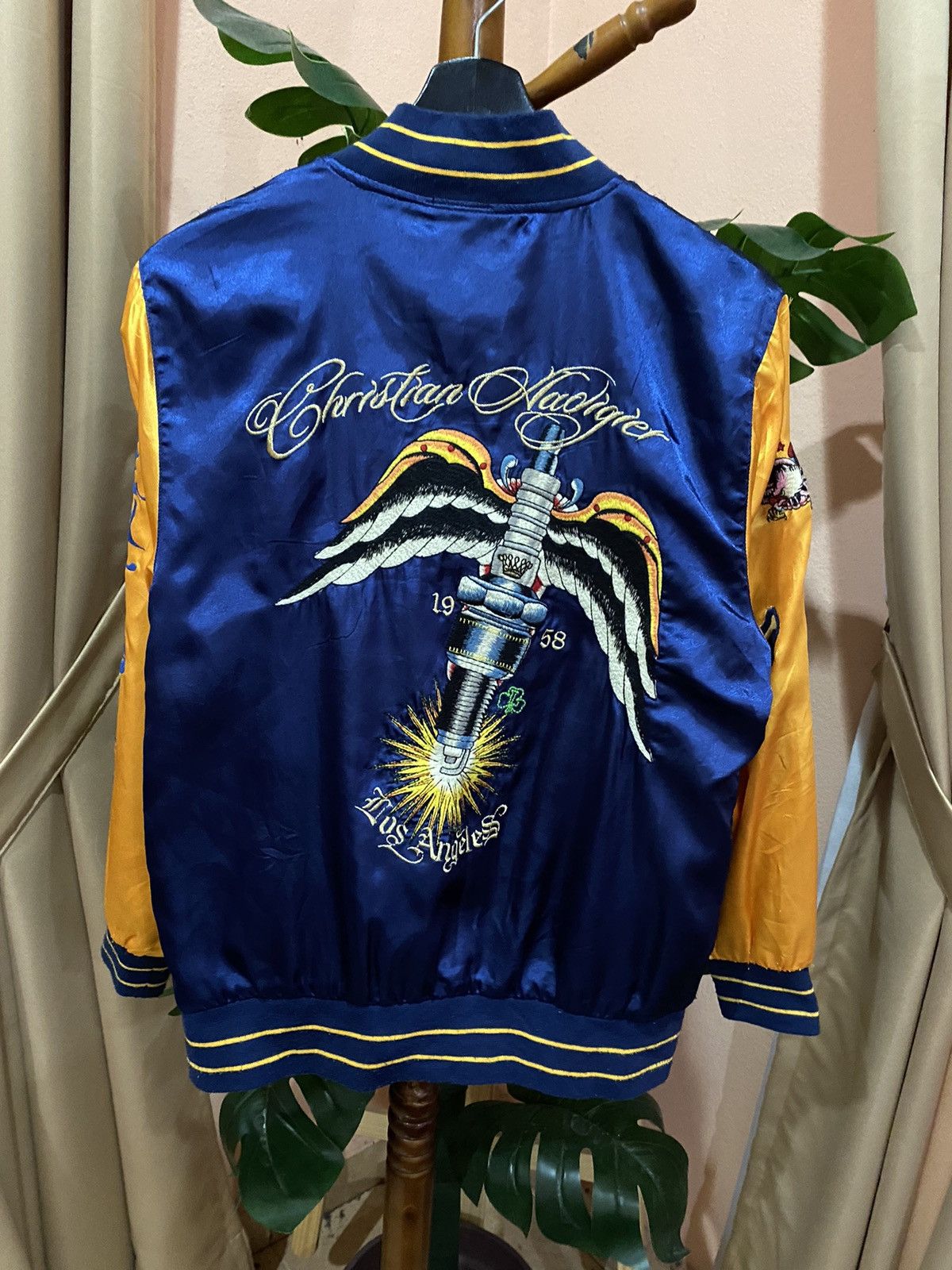 Christian Audigier Christian Audigier Allover Varsity Jacket Bold Embroidery Size US S / EU 44-46 / 1 - 8 Thumbnail