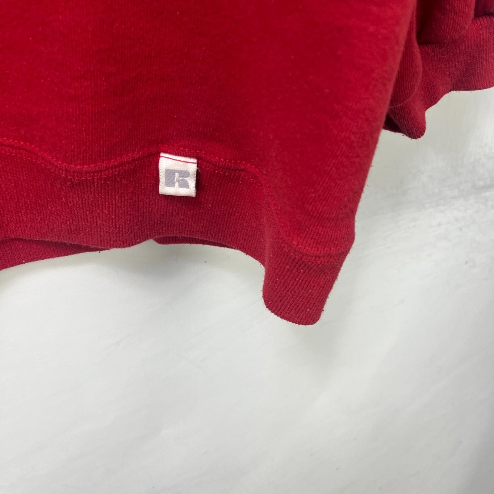 Russell Athletic Vintage 90s Russell Athletic Blank Sweatshirt Red Large Size US L / EU 52-54 / 3 - 4 Thumbnail