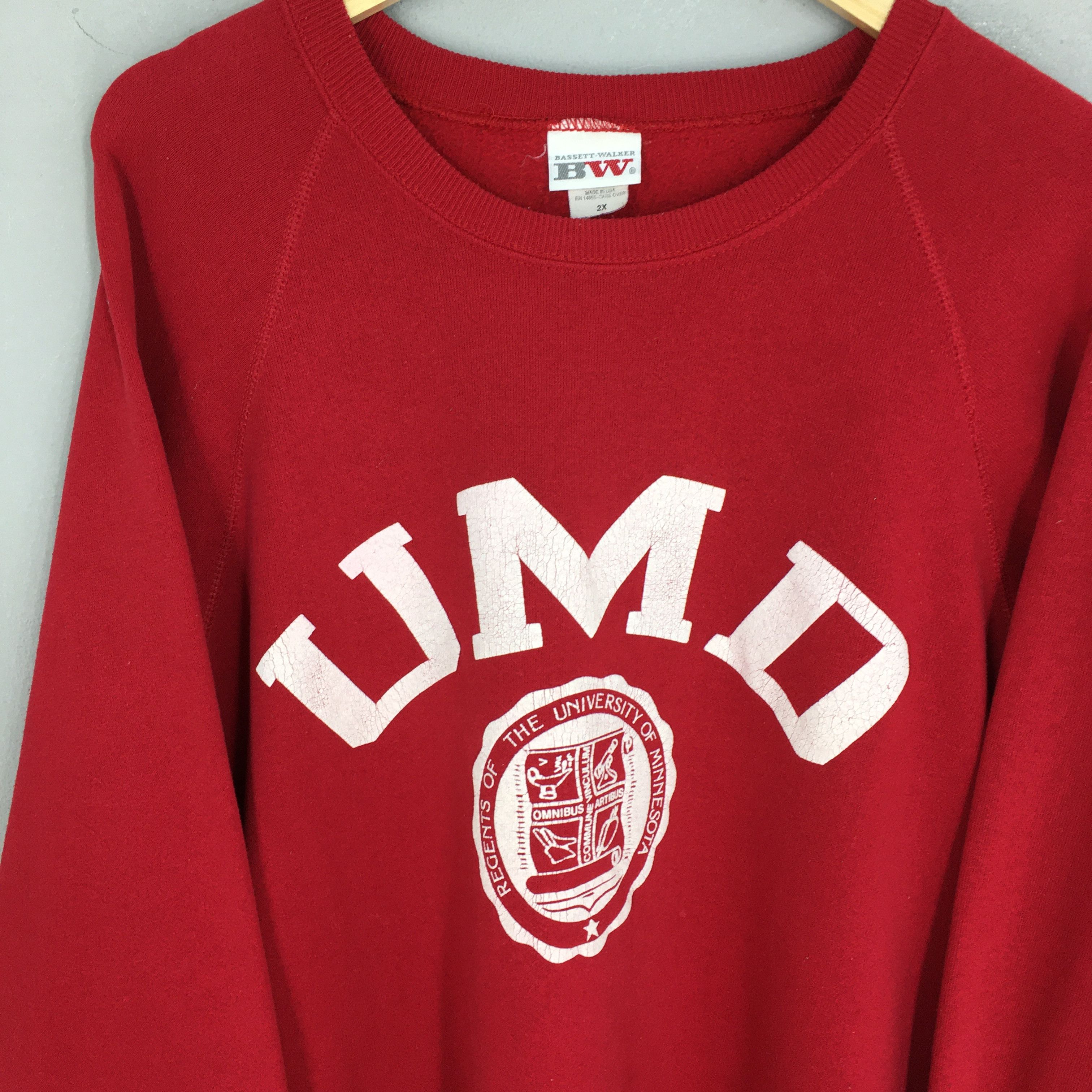NCAA Vintage University Of Minnesota Red Sweatshirt XXLarge Size US XXL / EU 58 / 5 - 2 Thumbnail