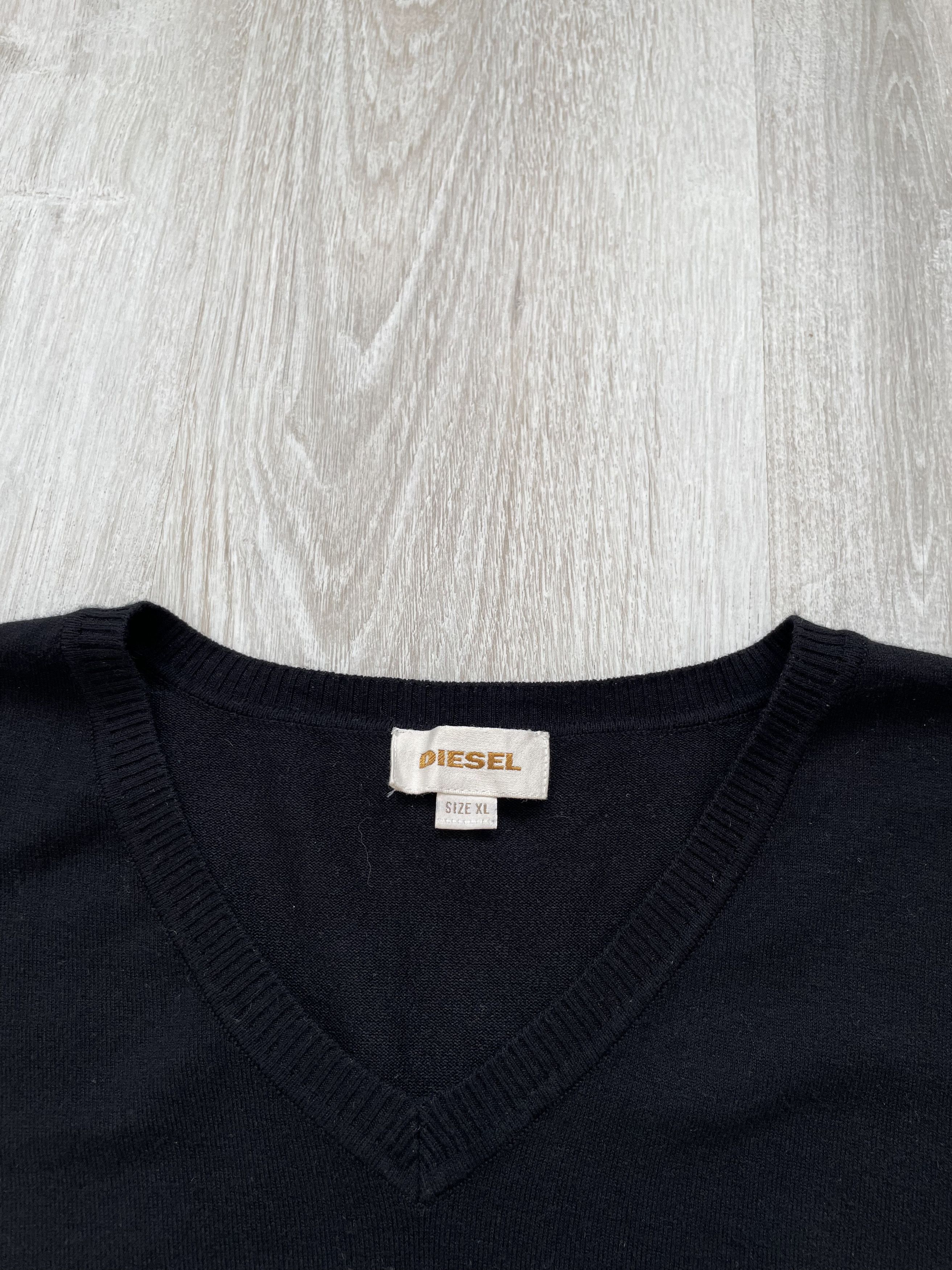 Diesel Diesel Black Sweater Cotton Punk Mini Logo Size US M / EU 48-50 / 2 - 5 Thumbnail
