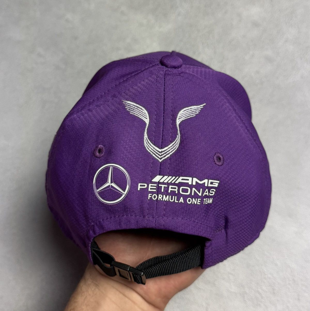 Formula 1 Mercedes AMG F1 Racing Team Adult Cap Hat Lewis Hamilton Size ONE SIZE - 4 Thumbnail