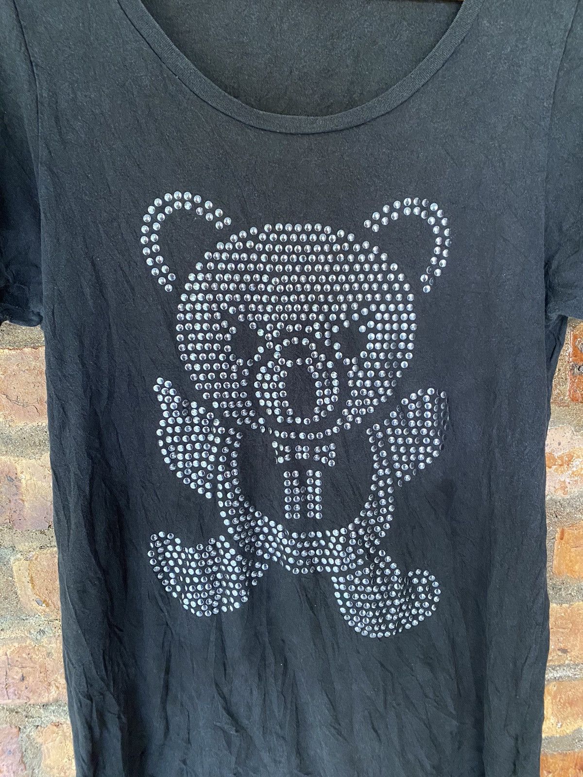 Hysteric Glamour Iconic Punked Bear Studs tee Size L / US 10 / IT 46 - 3 Thumbnail