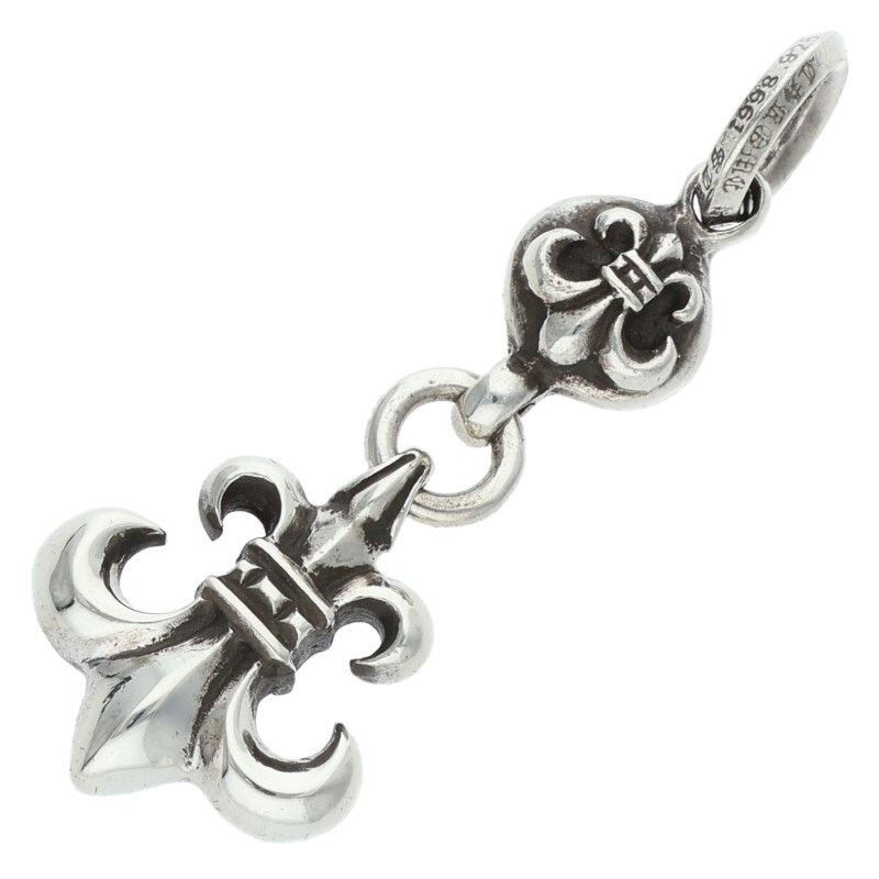 Chrome Hearts Chrome Hearts Fleur Charm Silver Necklace Size ONE SIZE - 1 Thumbnail