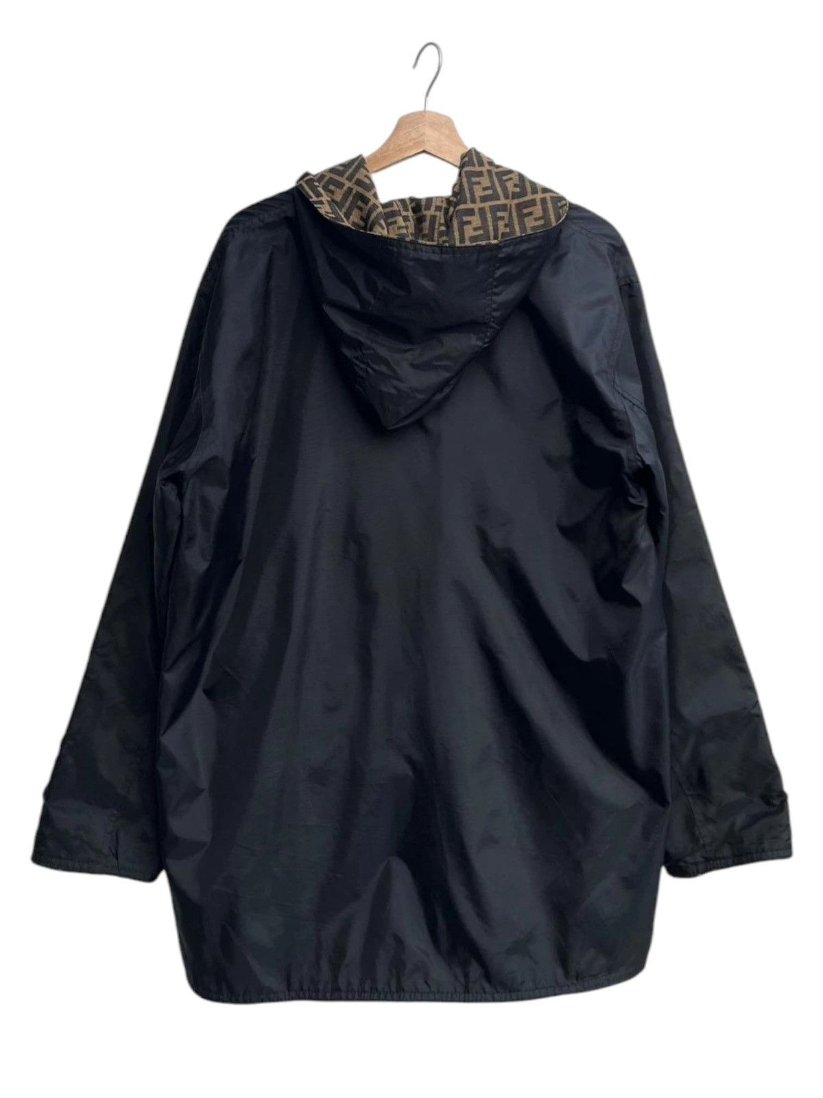 Fendi Vintage Fendi Zucca Monogram FF Reversible Hoodie Jacket Size US M / EU 48-50 / 2 - 10 Thumbnail