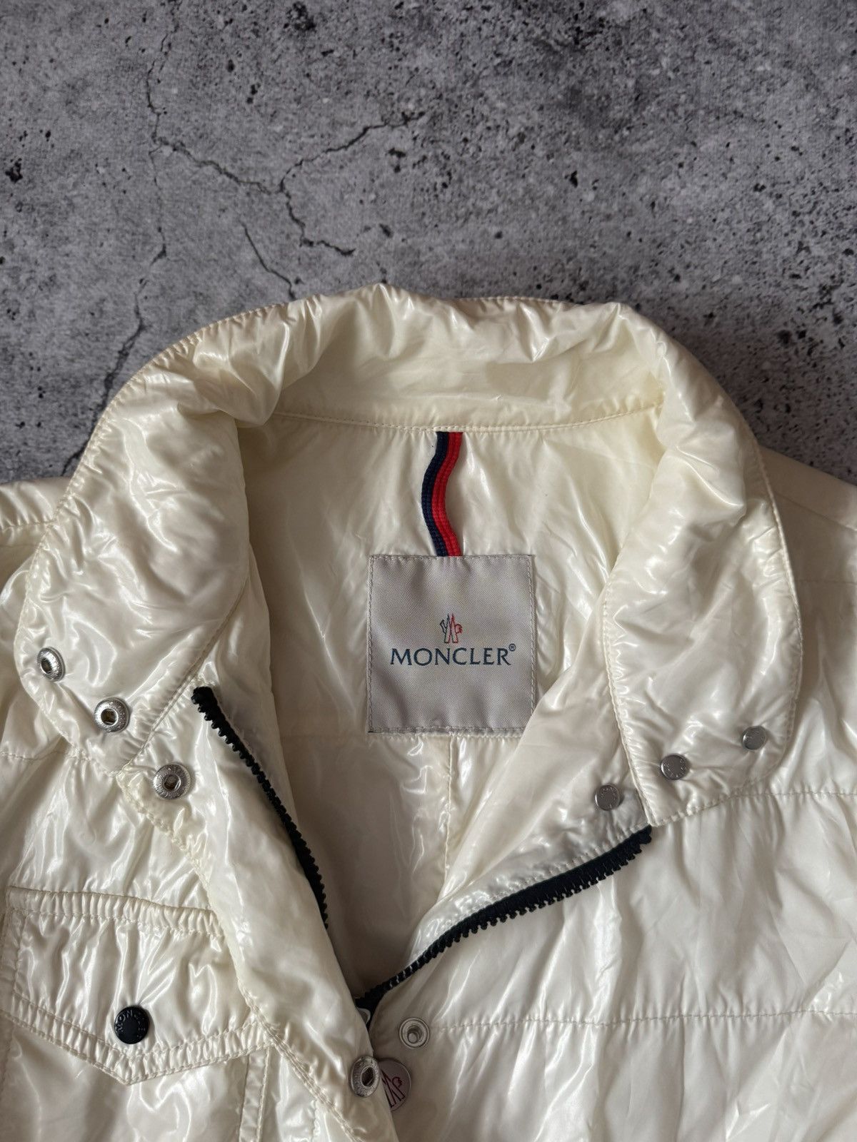 Moncler Moncler Jacket Lampo Classic Tissu Stoff Tessuto Venan Italy Size S / US 4 / IT 40 - 4 Thumbnail