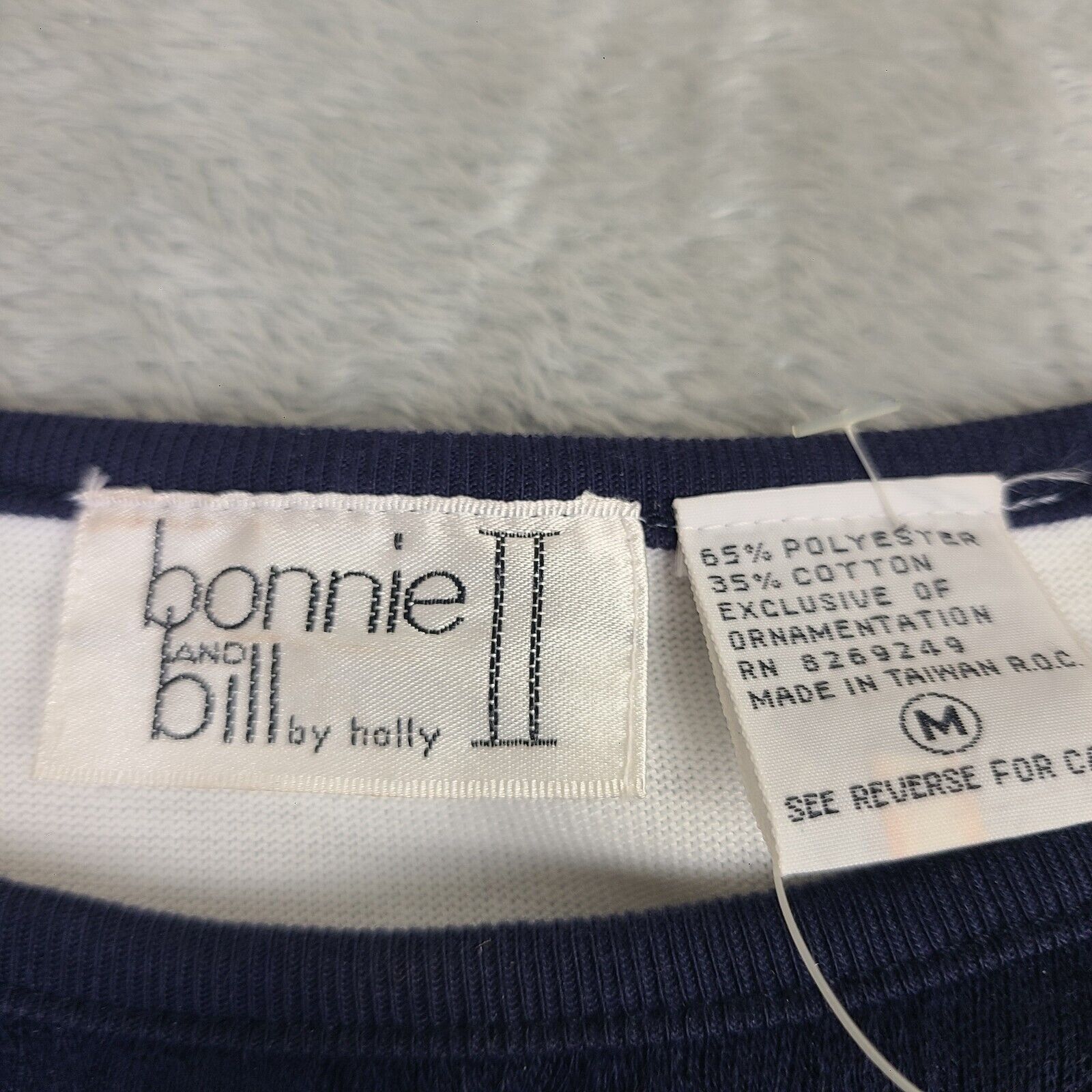 Vintage Bonnie & Bill By Holly Sweater Womens Size Medium Blouse Ret Size M / US 6-8 / IT 42-44 - 3 Thumbnail