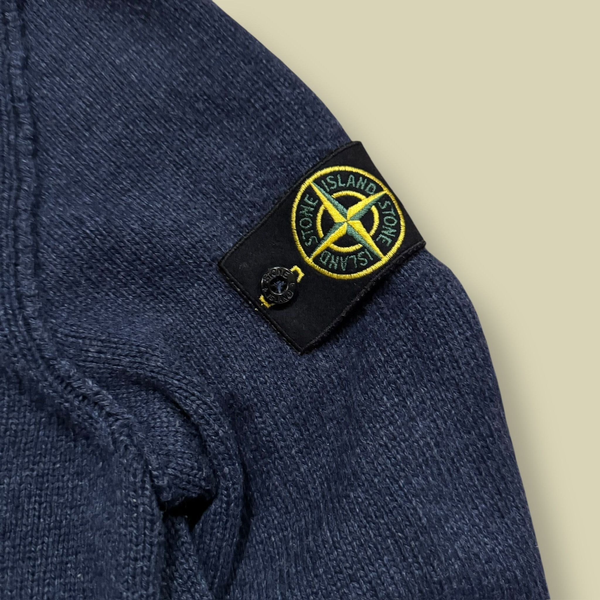 Stone Island Stone Island blue wool sweater Size US L / EU 52-54 / 3 - 3 Thumbnail
