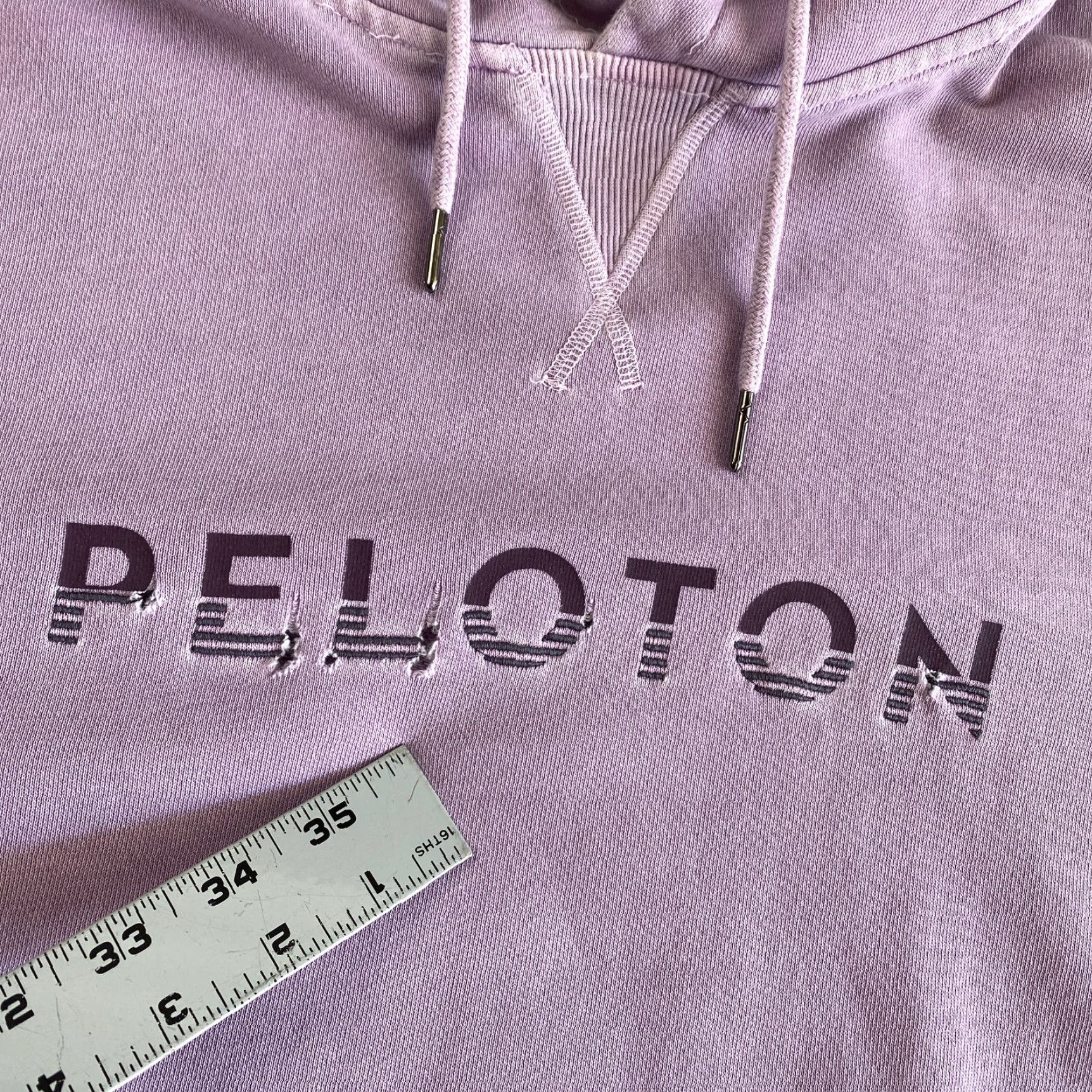Pinko Peloton Women’s Pink Hoodie Sweatshirt S Peloton Hooded Pullover Sweater Athleisure Long Sleeve Logo Size S / US 4 / IT 40 - 7 Thumbnail