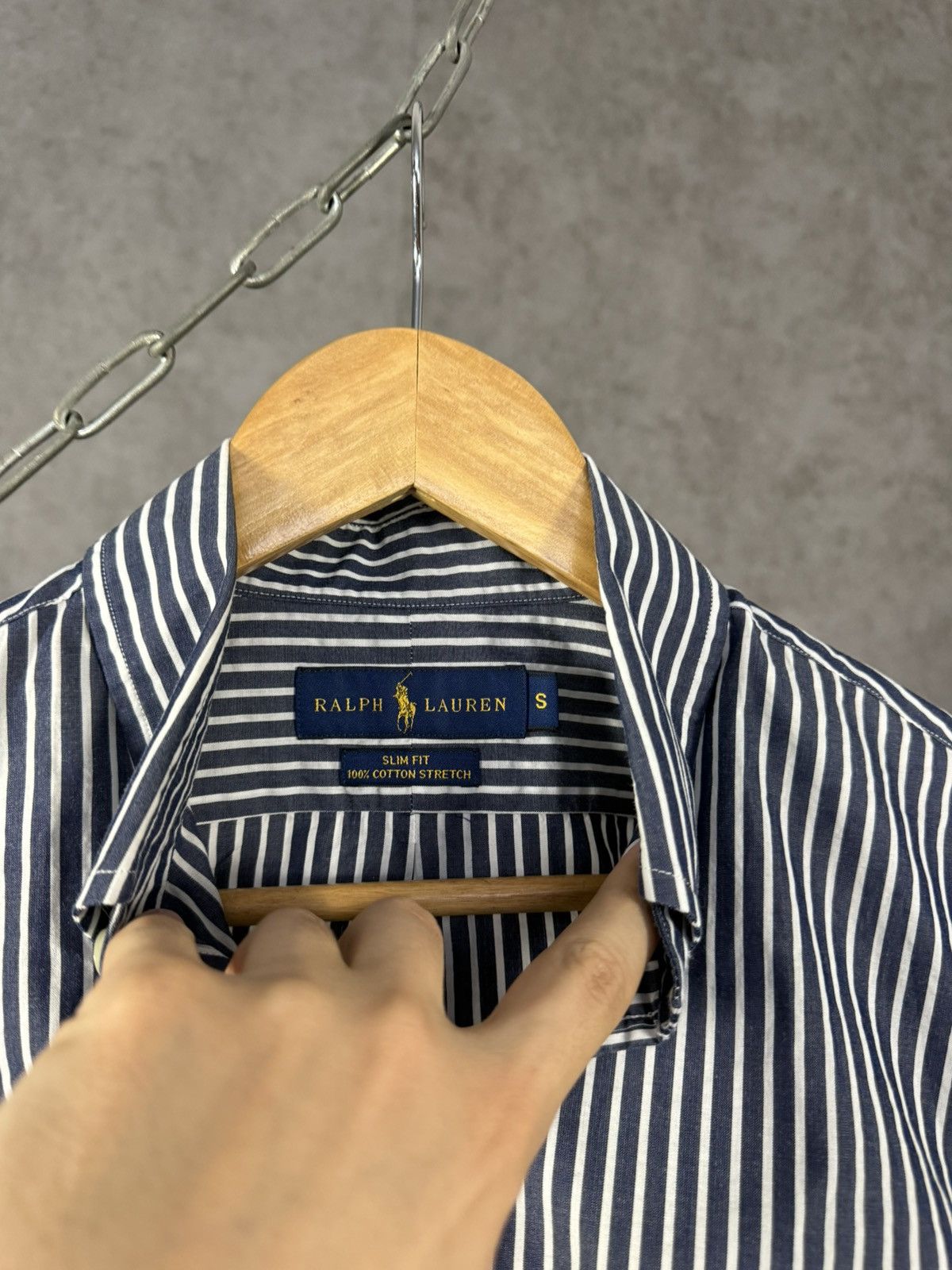 Polo Ralph Lauren Polo Ralph Lauren designer logo striped shirt Size US S / EU 44-46 / 1 - 4 Thumbnail