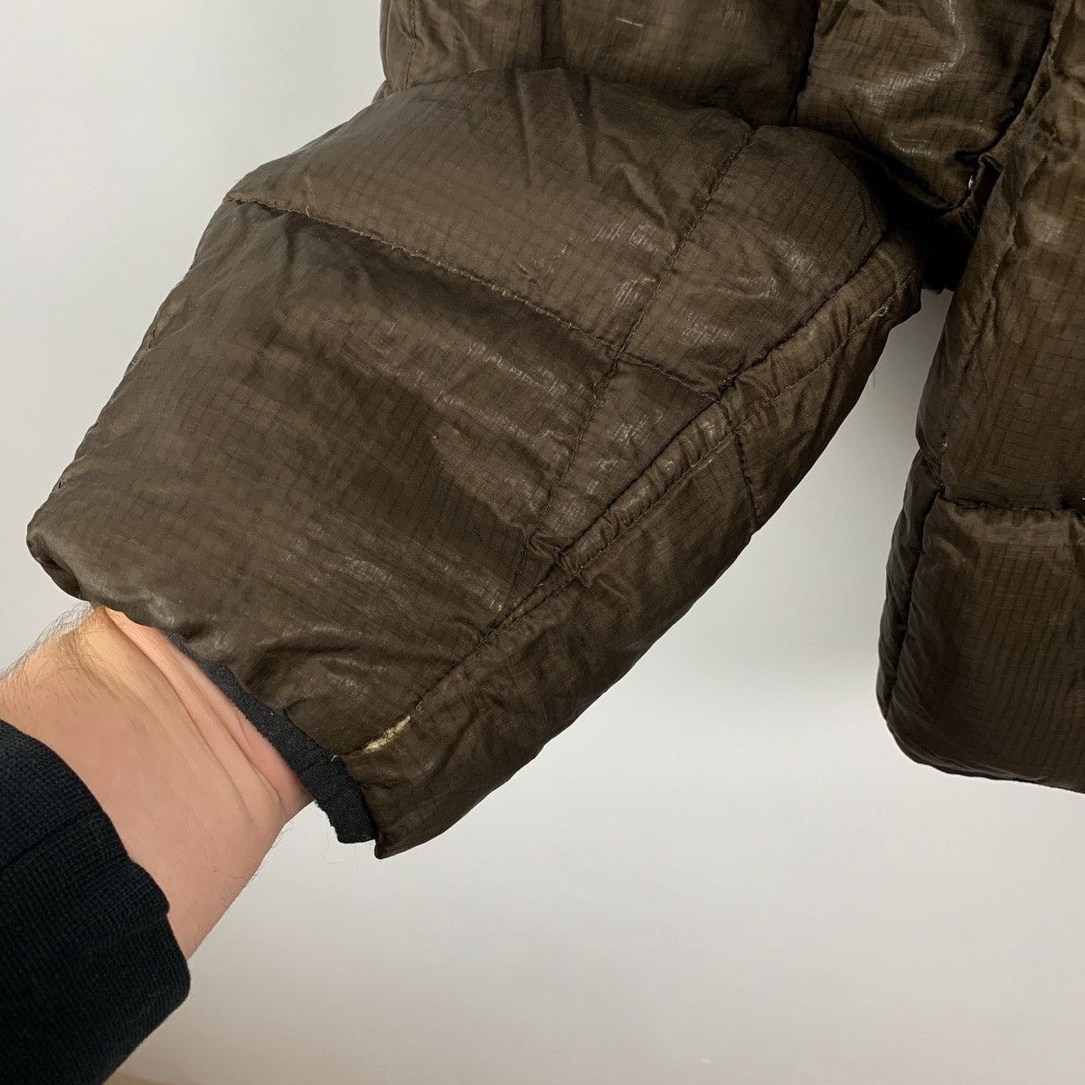 Vintage NIKE 90s VINTAGE DOWN PUFFER NYLON JACKET BIG SWOOSH DRILL Size US L / EU 52-54 / 3 - 11 Thumbnail