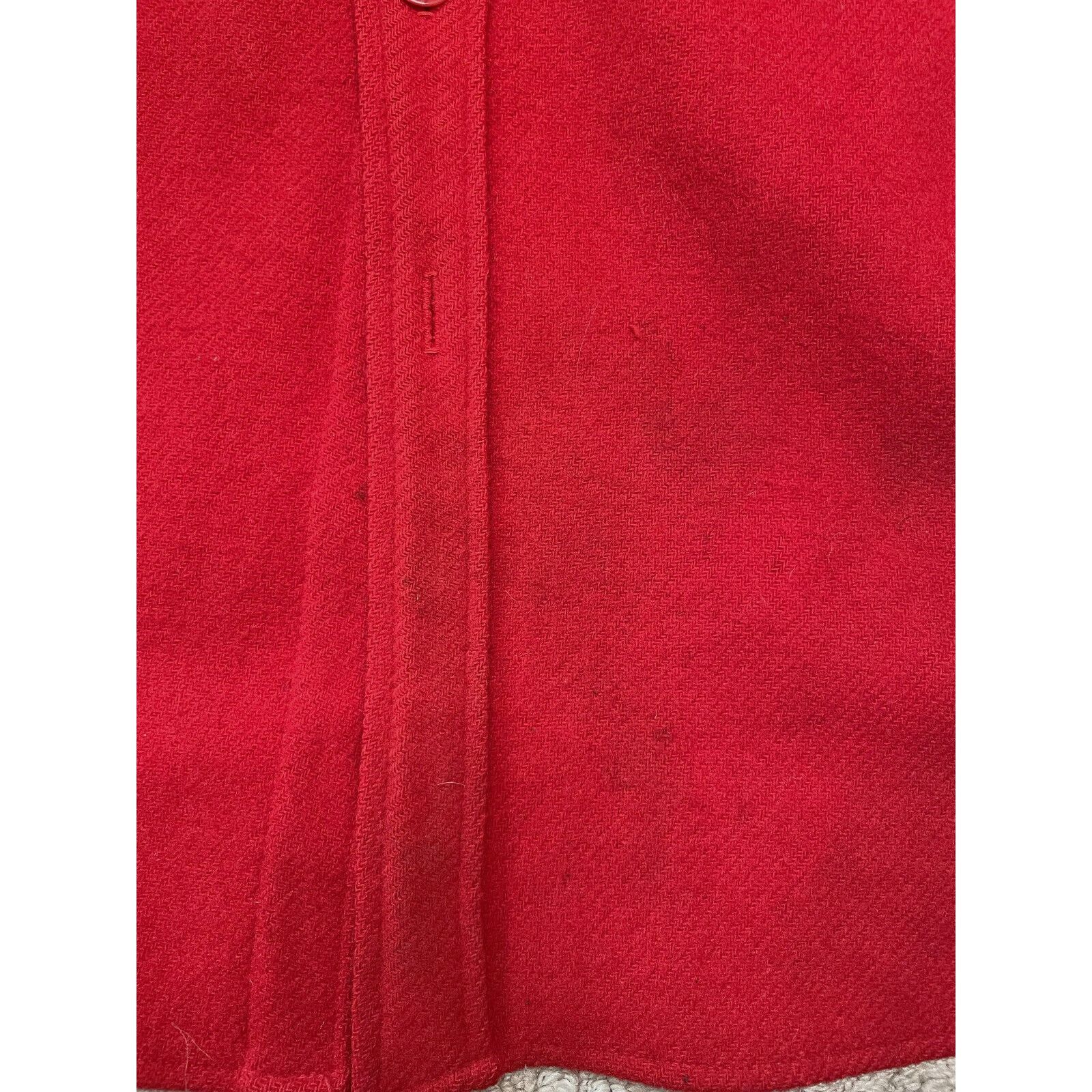 Ralph Lauren Ralph Lauren Country Red Wool Button Front Shirt Jacket 14 Size XL / US 12-14 / IT 48-50 - 13 Thumbnail