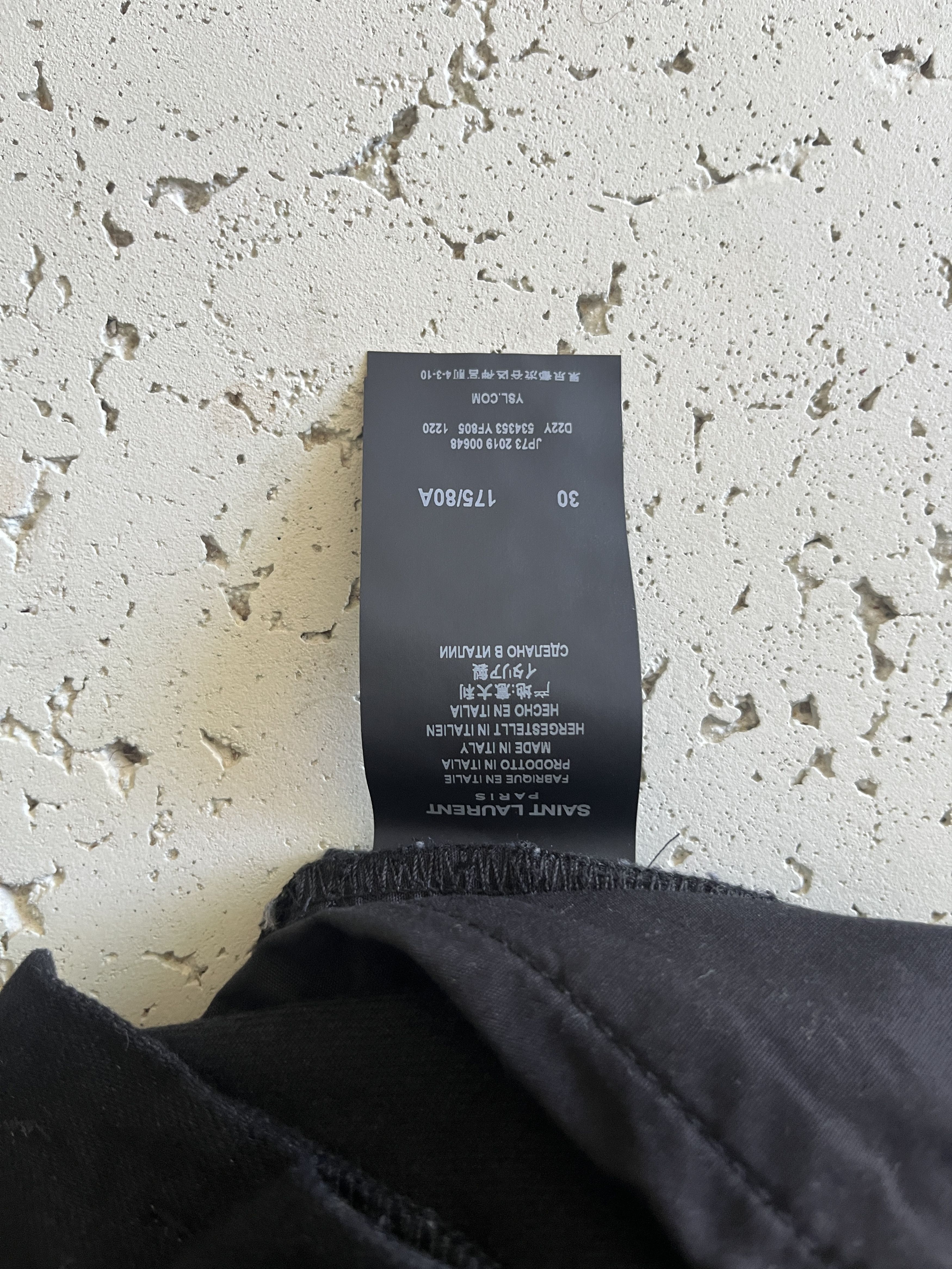 Saint Laurent Paris Saint Laurent Mens Jeans D18 Size US 30 / EU 46 - 4 Thumbnail