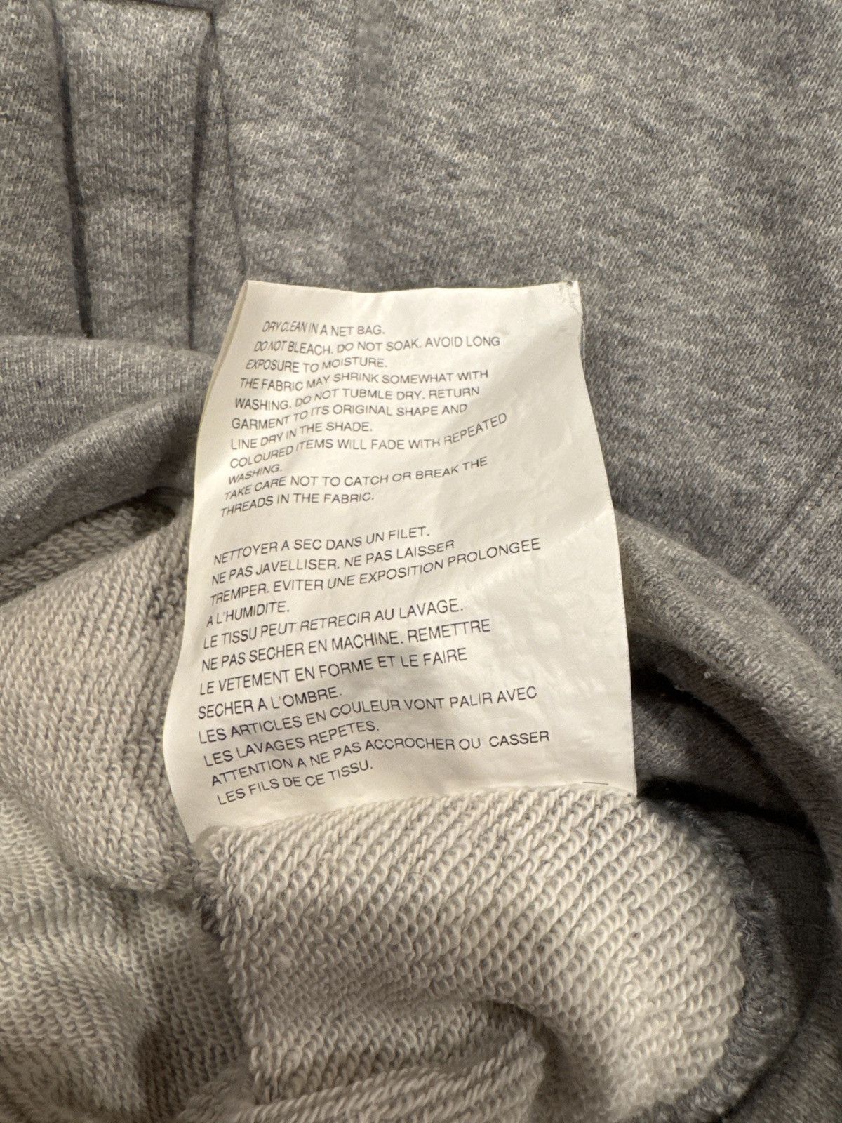 Comme des Garcons Grey Comme Des Garçons Hoodie Size US L / EU 52-54 / 3 - 5 Thumbnail