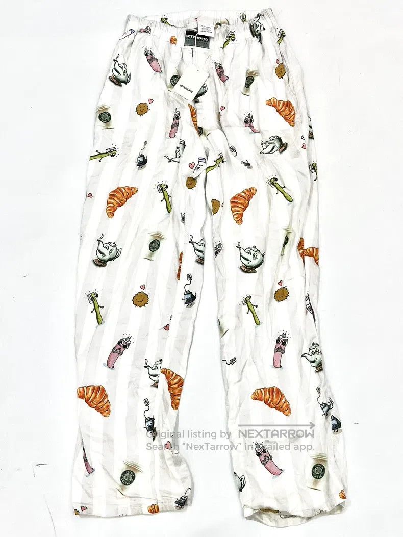 Vetements Vetements size XS Cartoon Print Pajama Pants Size US 27 - 1 Thumbnail