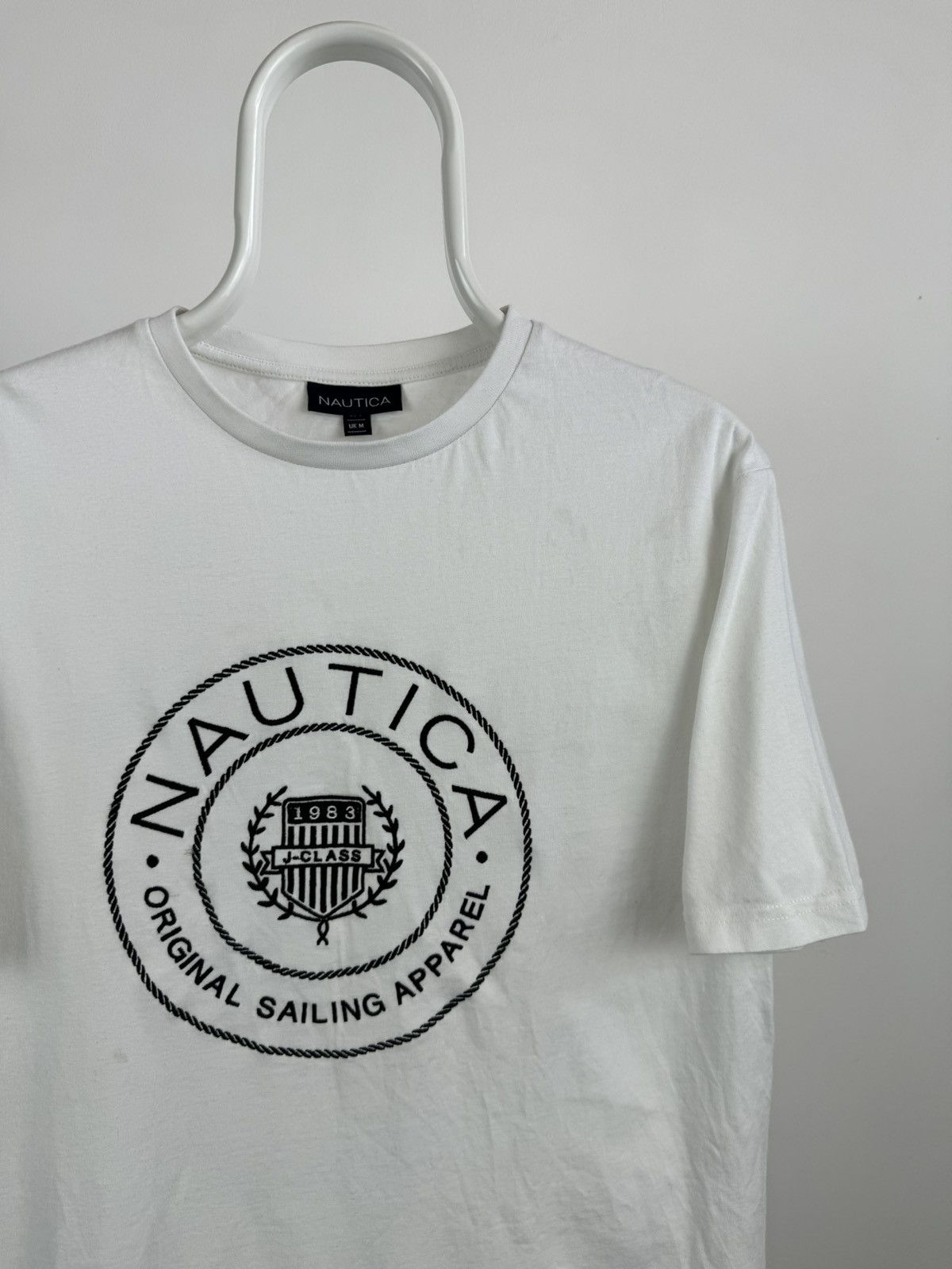 Nautica Nautica Original Sailing Apparel Big Logo Tee Size US M / EU 48-50 / 2 - 2 Thumbnail
