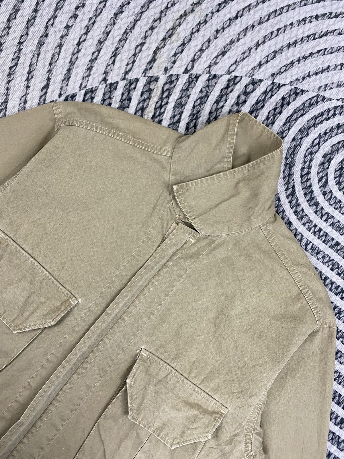 Vintage Vintage Blue Way Military Style Zipper Cotton Jacket Size US M / EU 48-50 / 2 - 7 Thumbnail