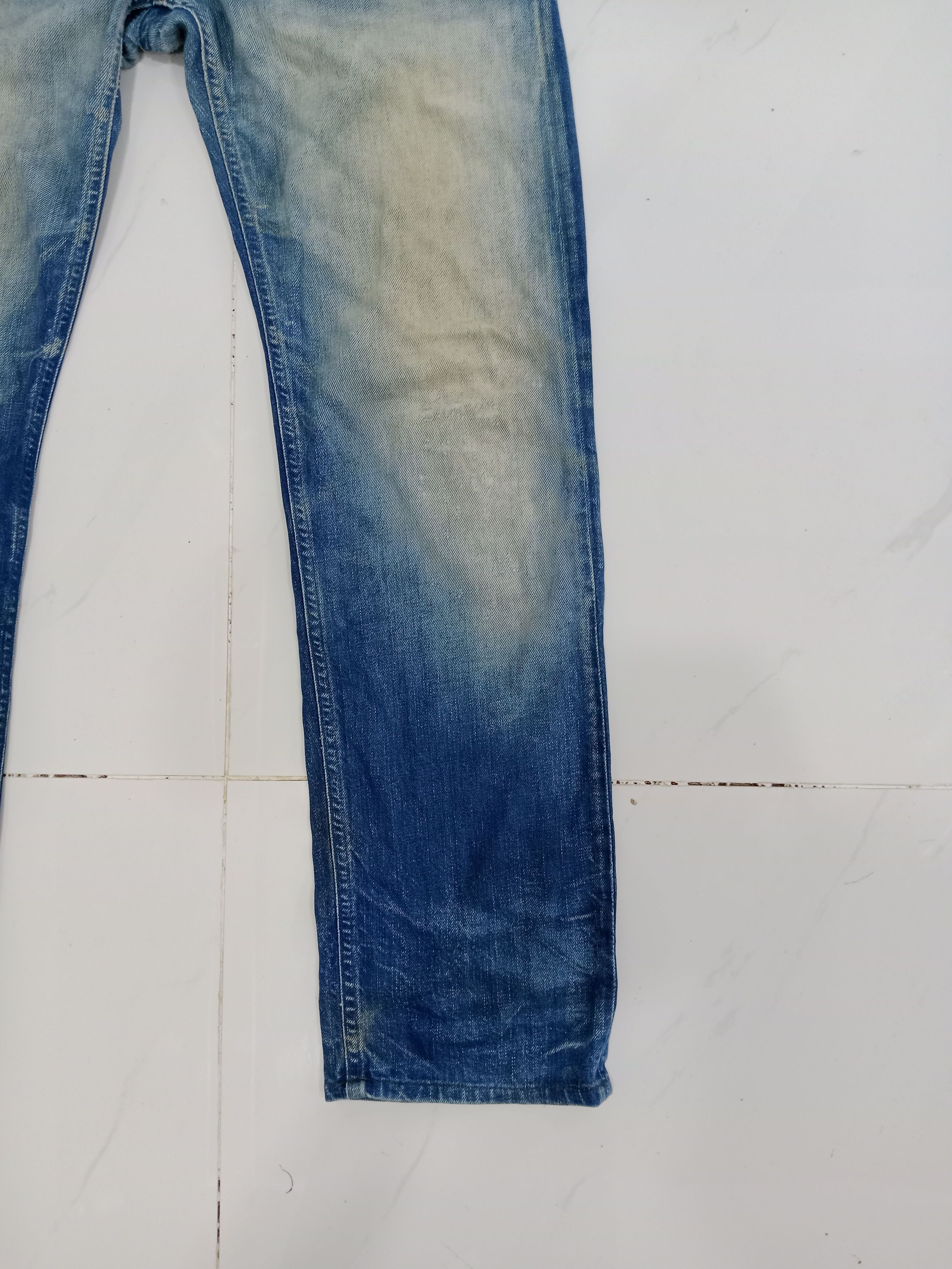 G-Star G STAR RAW Distressed Jeans Blue Denim Size US 33 - 6 Thumbnail
