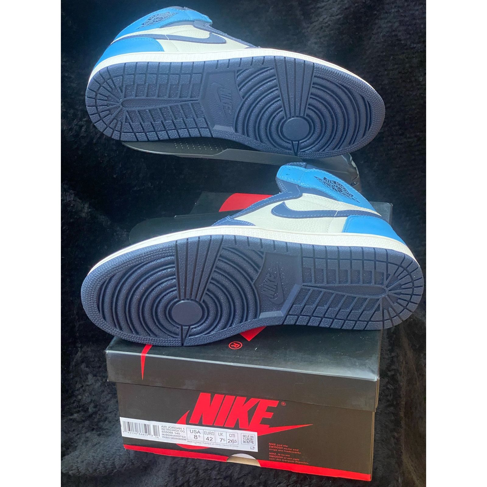 Nike Air Jordan 1 Retro High OG ‘Obsidian’ sz m8.5 w10 Size US 8.5 / EU 41-42 - 5 Thumbnail