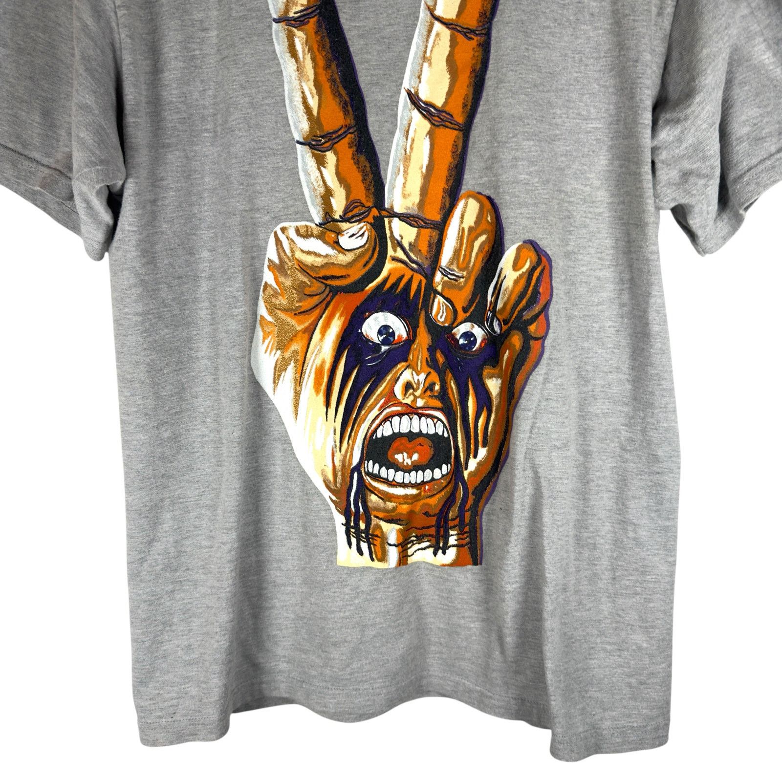 Stussy Stussy SS20 Peace Hand T-shirt Mens M - Designer Streetwear Size US M / EU 48-50 / 2 - 10 Thumbnail