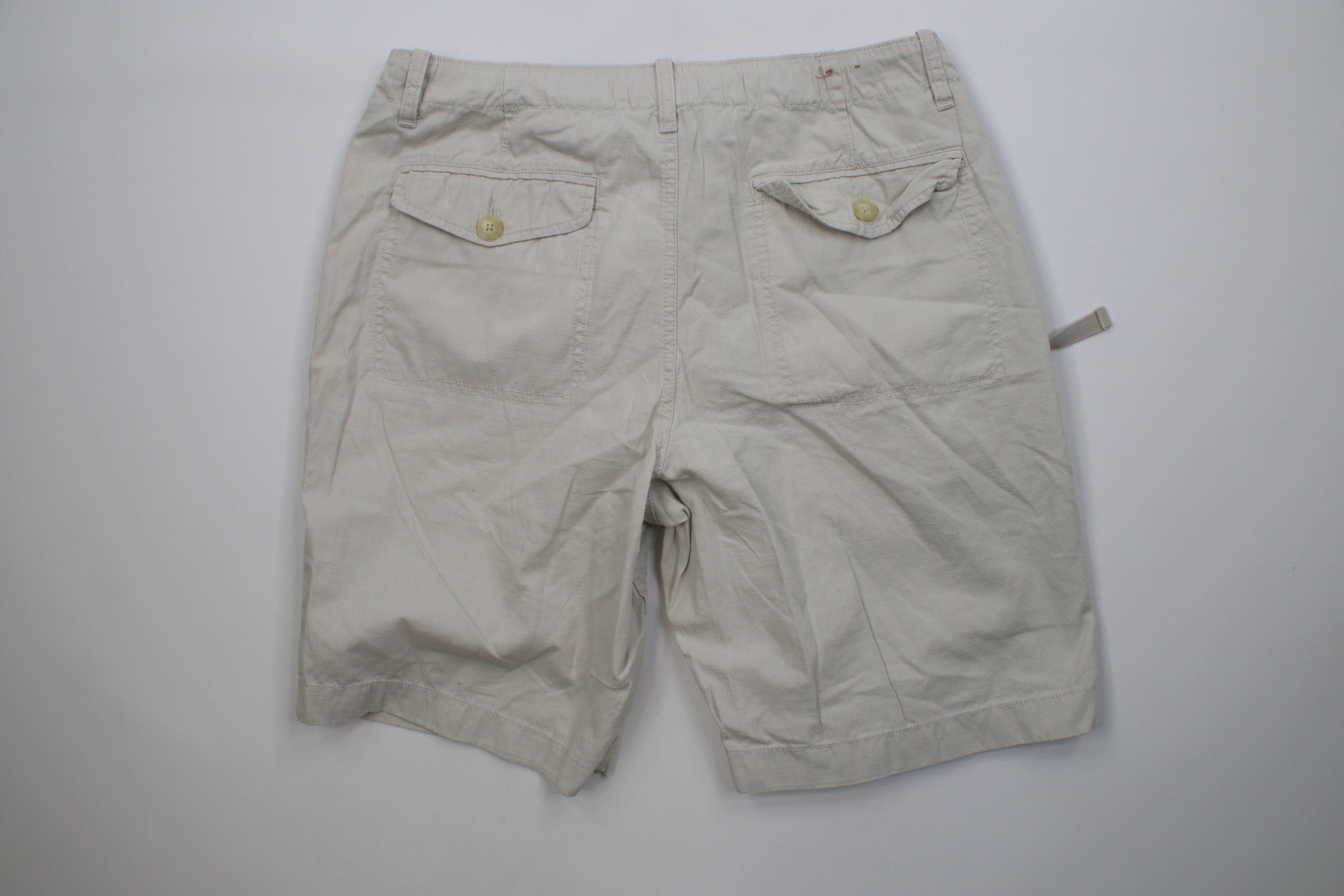 J.Crew Vintage Y2K J Crew Knee Ripstop Utility Shorts Stone Cotton Size US 34 / EU 50 - 8 Thumbnail