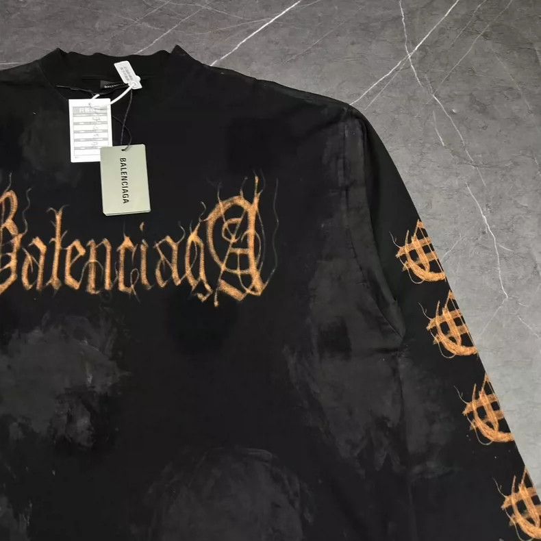 Balenciaga Balenciaga Flame Sanskrit Clay Dyeing Old Long Sleeve Size US L / EU 52-54 / 3 - 3 Thumbnail