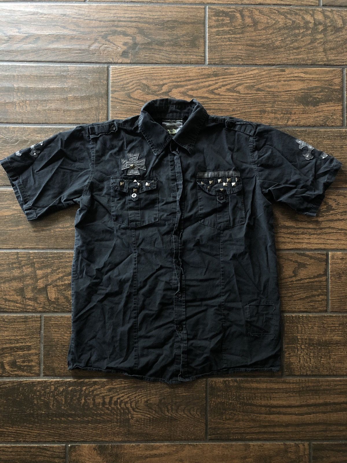 Affliction × Band Tees CRZY Y2K button up cross Affliction type Size US S / EU 44-46 / 1 - 5 Thumbnail